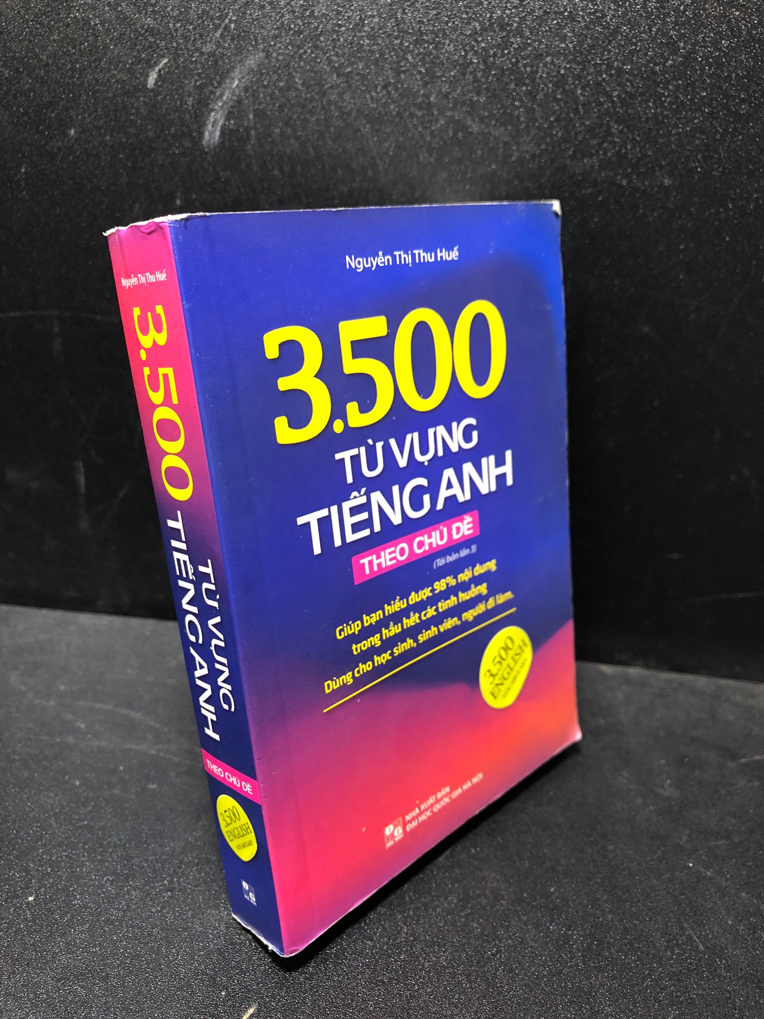 3500 từ vựng tiếng anh theo chủ đề mới 80% cong bìa, bẩn bìa HPB.HCM0301 từ điển