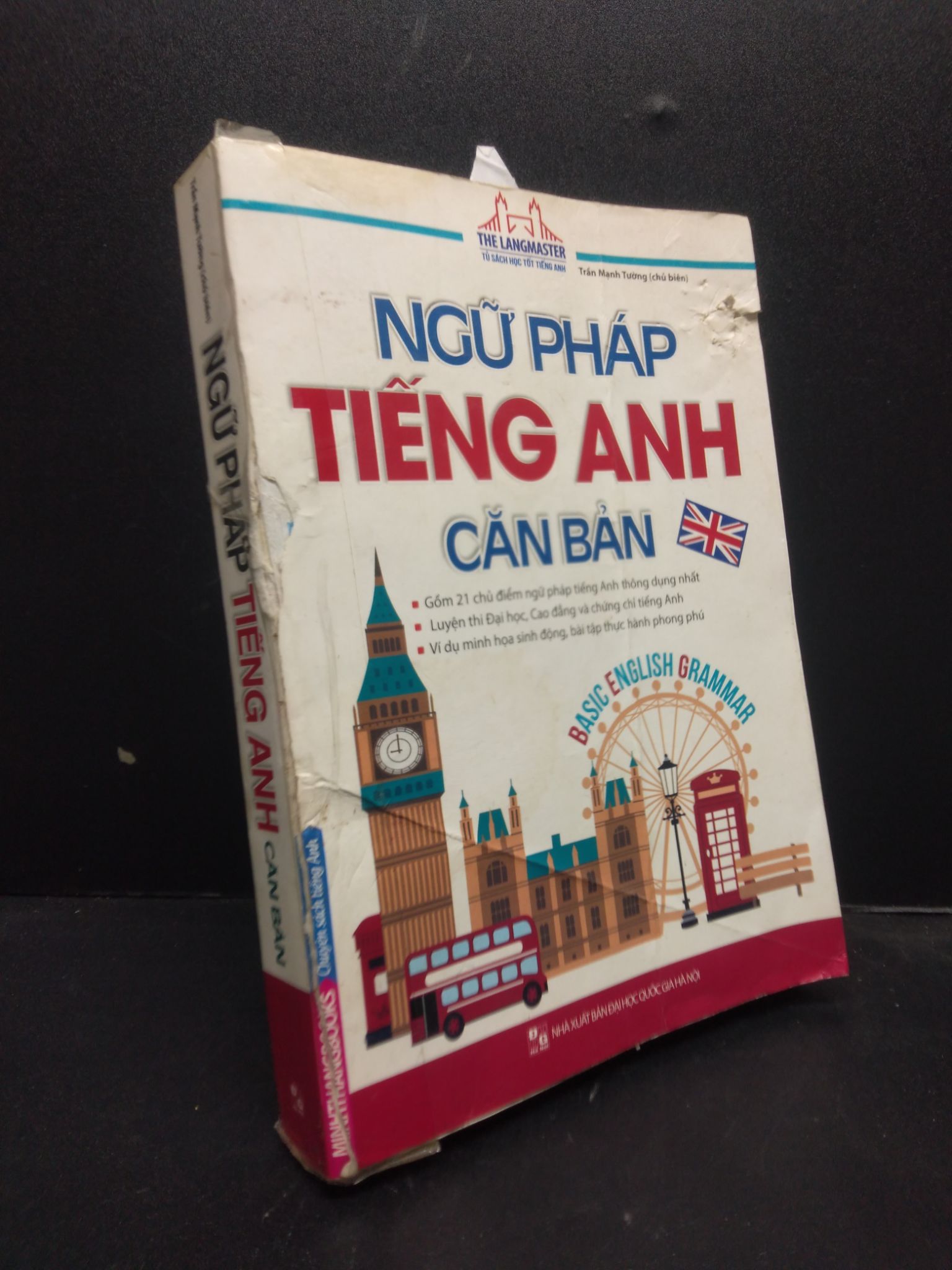 Ngữ pháp tiếng Anh căn bản năm 2017 mới 80% ố rách bìa HCM2902 học ngoại ngữ