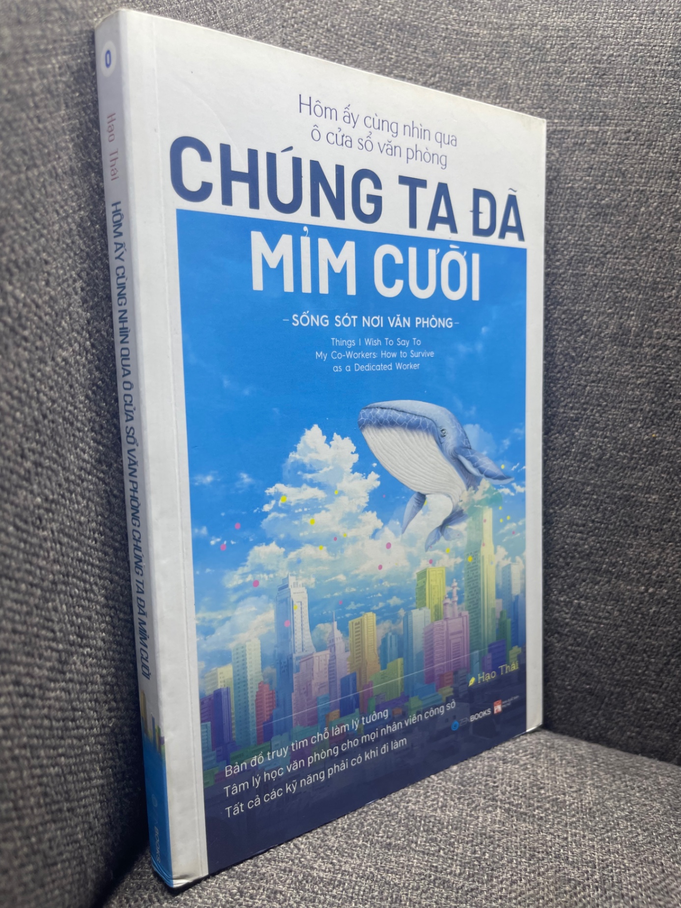 Hôm ấy cùng nhìn qua ô cửa sổ văn phòng chúng ta đã mỉm cười Hạo Thái 2019 mới 90% HPB1704