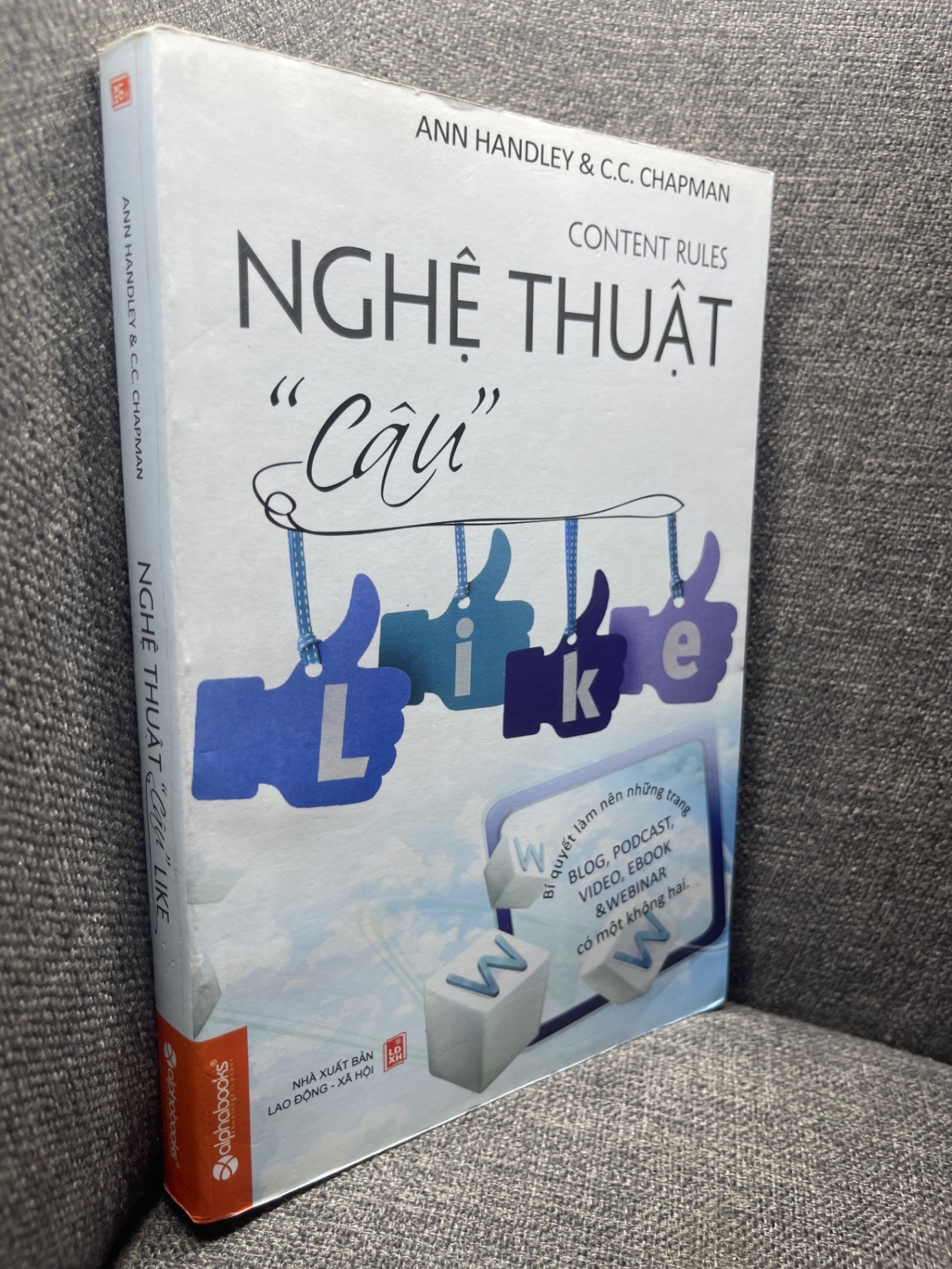 Nghệ thuật câu like Ann Handley và Chapman 2013 mới 80% bẩn viền nhẹ HPB1704