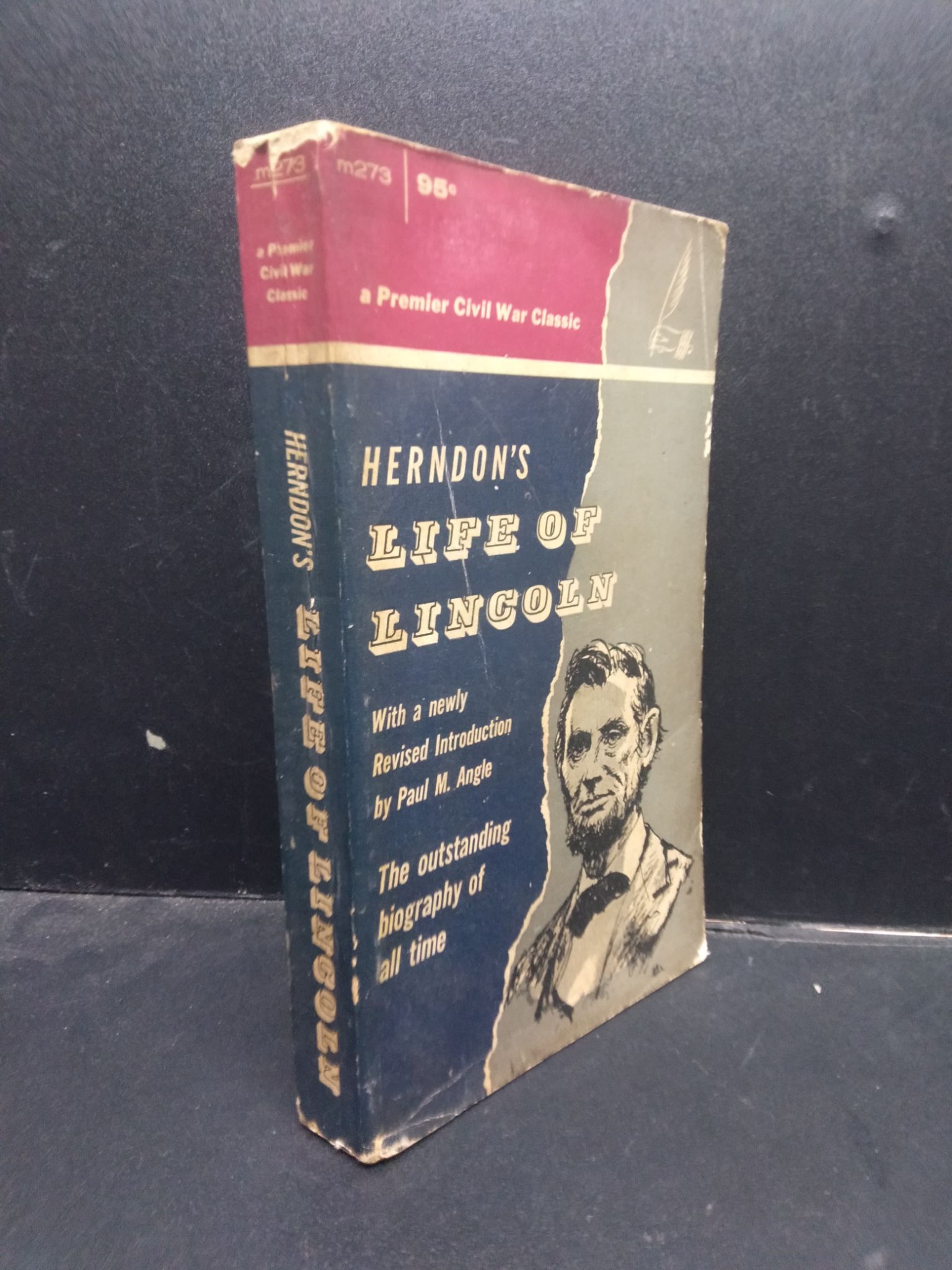 Life of lincoln - Herndon's mới 70% ố vàng HCM2504 ngoại văn