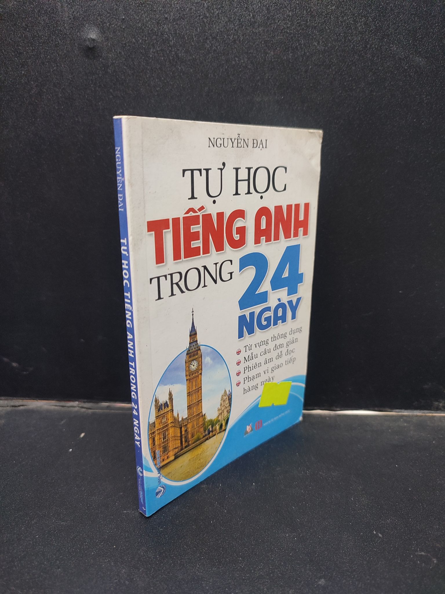 Tự học tiếng anh trong 24 ngày Nguyễn Đại 2020 mới 80% bẩn bìa ố nhẹ HCM2704 học tiếng anh