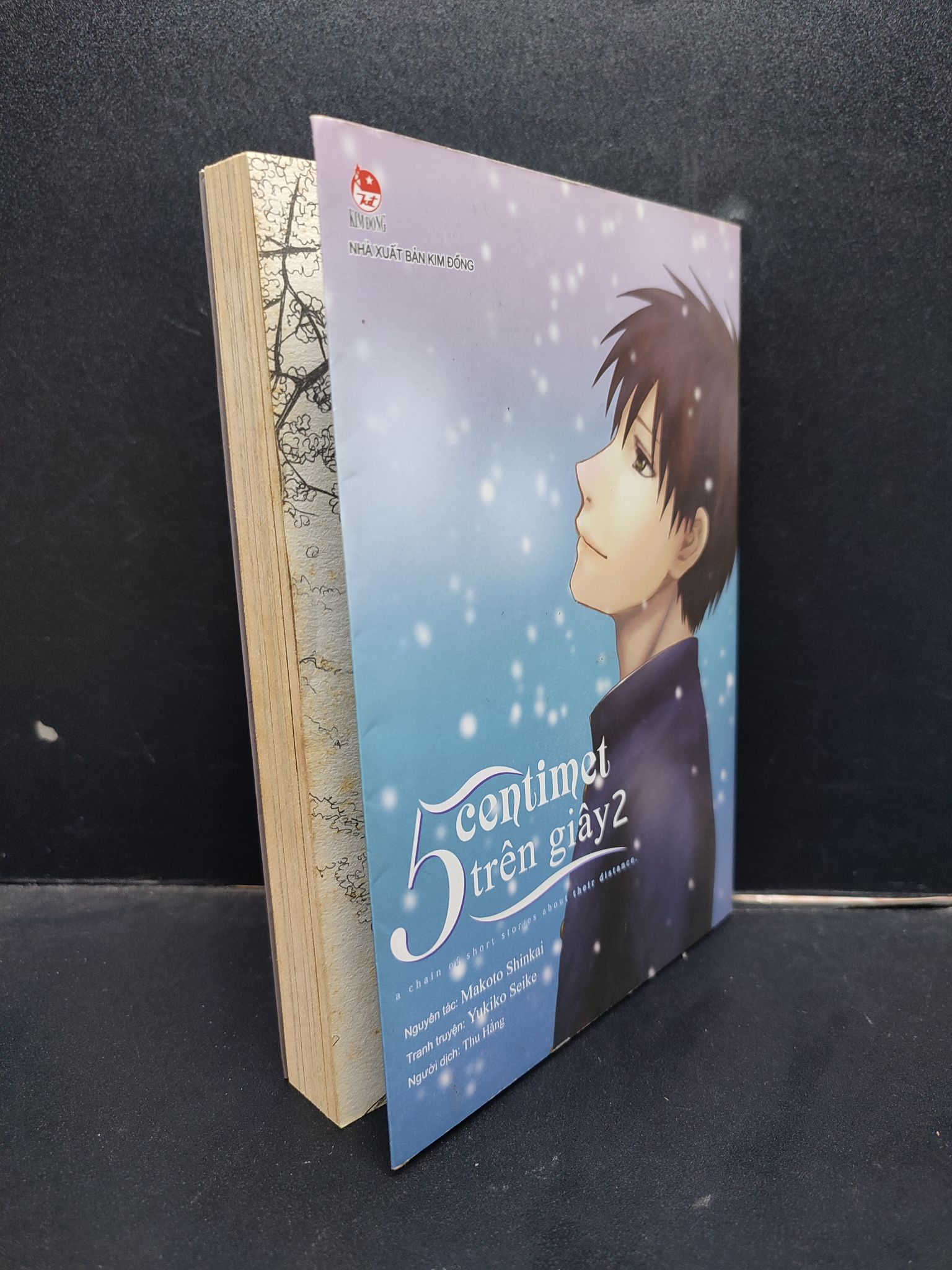 5 Centimet trên giây 2 Makoto Shinkai 2018 mới 70% ố vàng HCM0805 truyện tranh