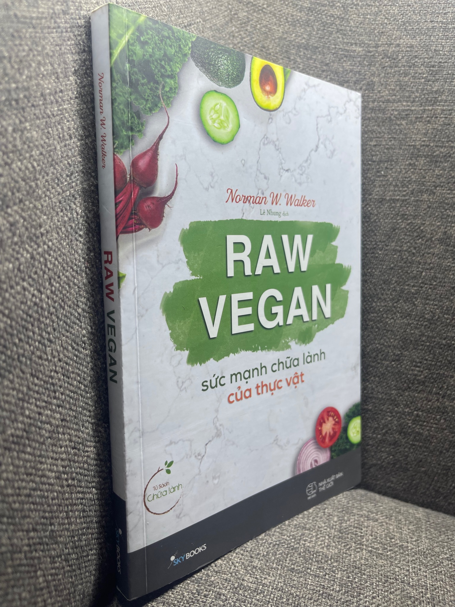 Raw vegan sức mạnh chữa lành của thực vật Norman W Walker mới 90% bẩn viền nhẹ HPB0905