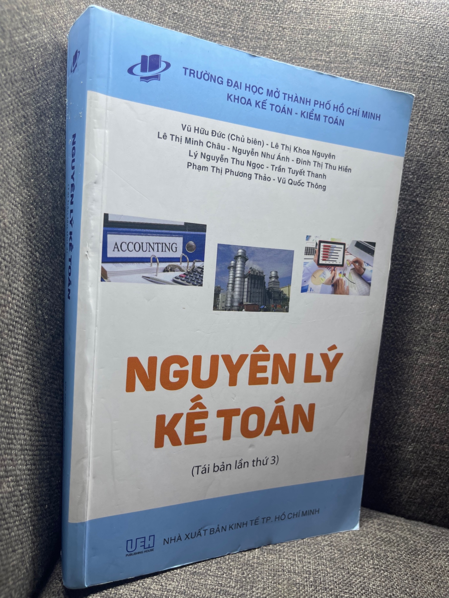 Nguyên lý kế toán Vũ Hữu Đức 2021 tái bản lần 3 mới 85% HPB1105