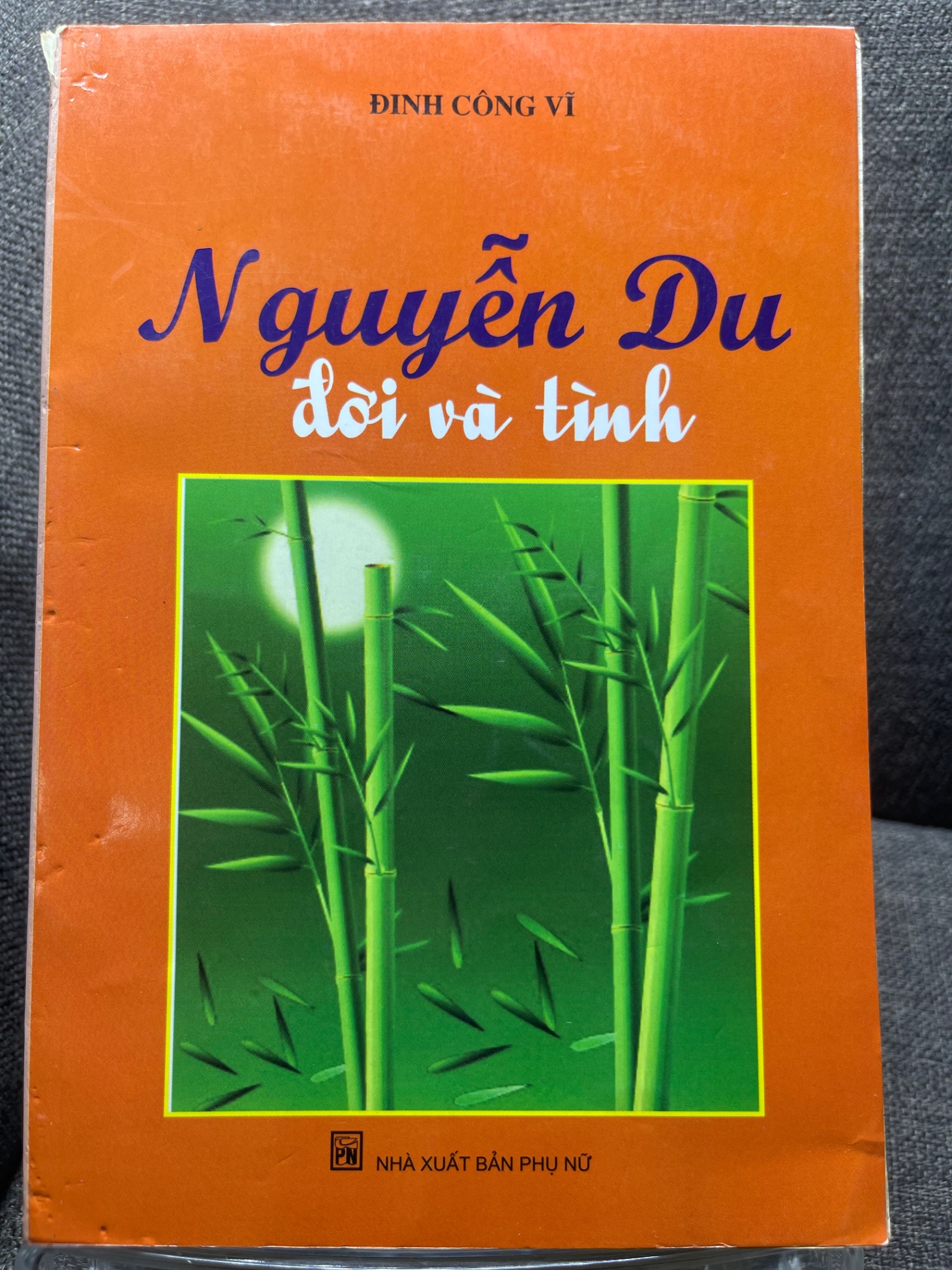 Nguyễn Du đời và tình Đinh Công Vĩ mới 75% bẩn viền nhẹ rách góc gáy HPB1405