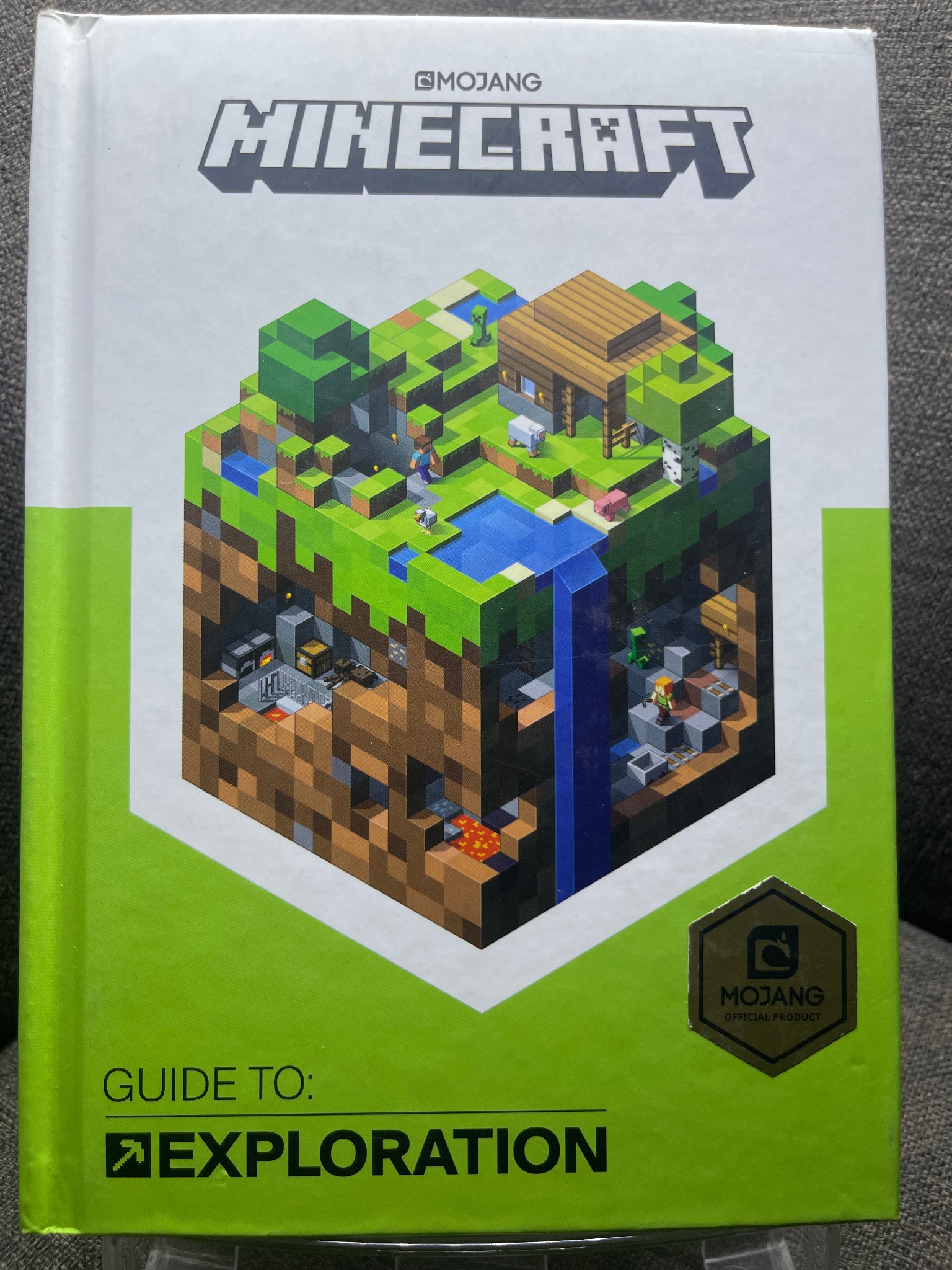 Minecraft guide to exploration mới 90% sách màu ngoại văn game minecraft Mojang HPB1505