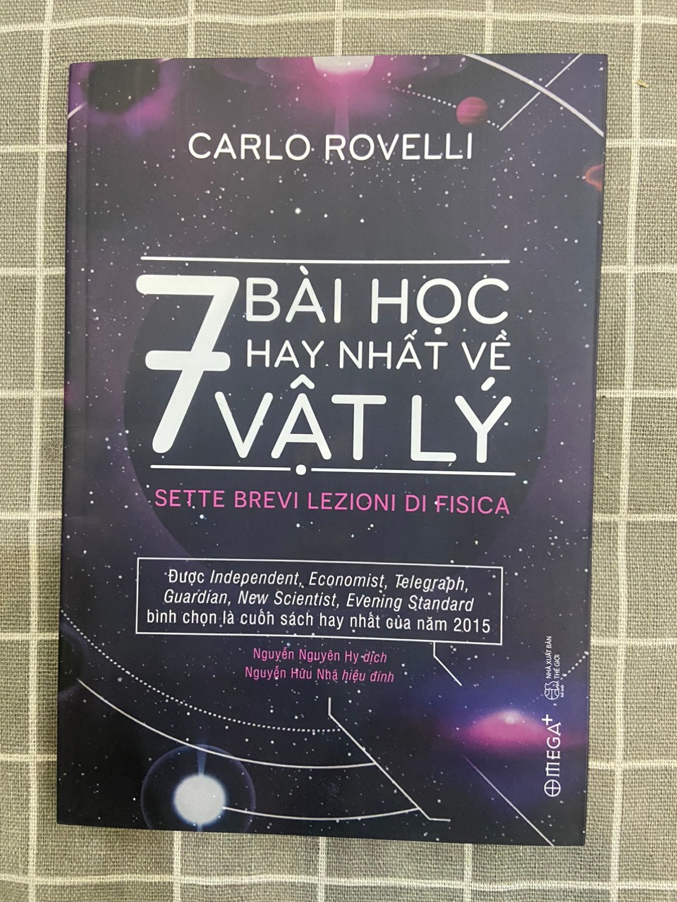 7 bài học hay nhất về vật lý Mới 95% 2023 Carlo Rovelli TSTK1705 SÁCH KHOA HỌC ĐỜI SỐNG