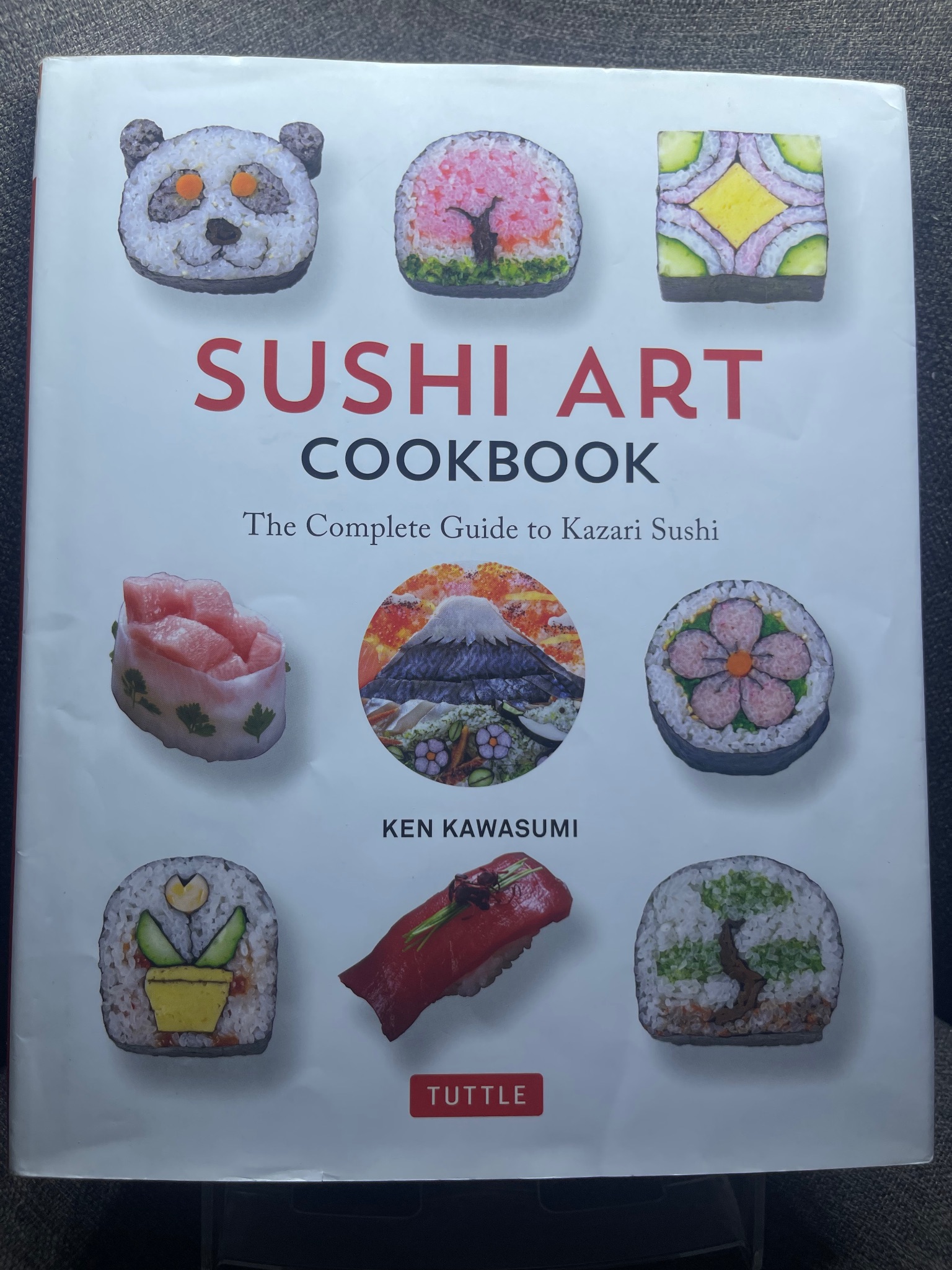 Sushi art cookbook mới 90% sách tranh màu ngoại văn nấu ăn sushi Ken Kawasumi HPB1605 SÁCH NGOẠI VĂN