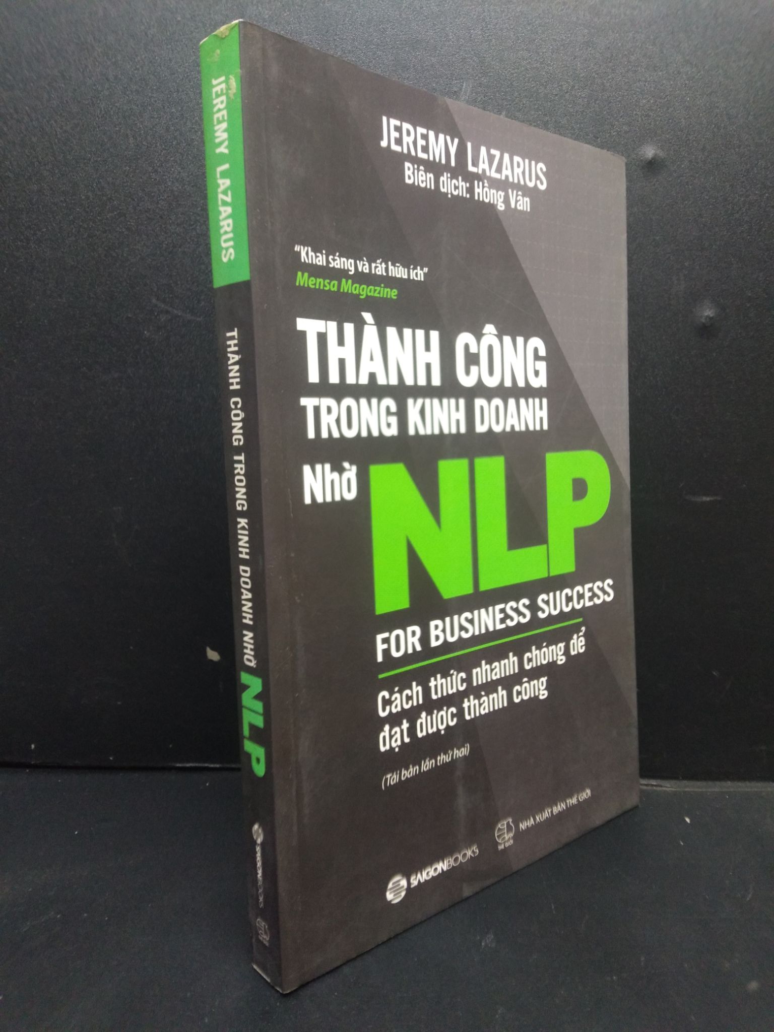 Thành công trong kinh doanh nhờ NLP mới 90% ố nhẹ 2019 HCM2105 Jeremy Lazarus SÁCH MARKETING KINH DOANH