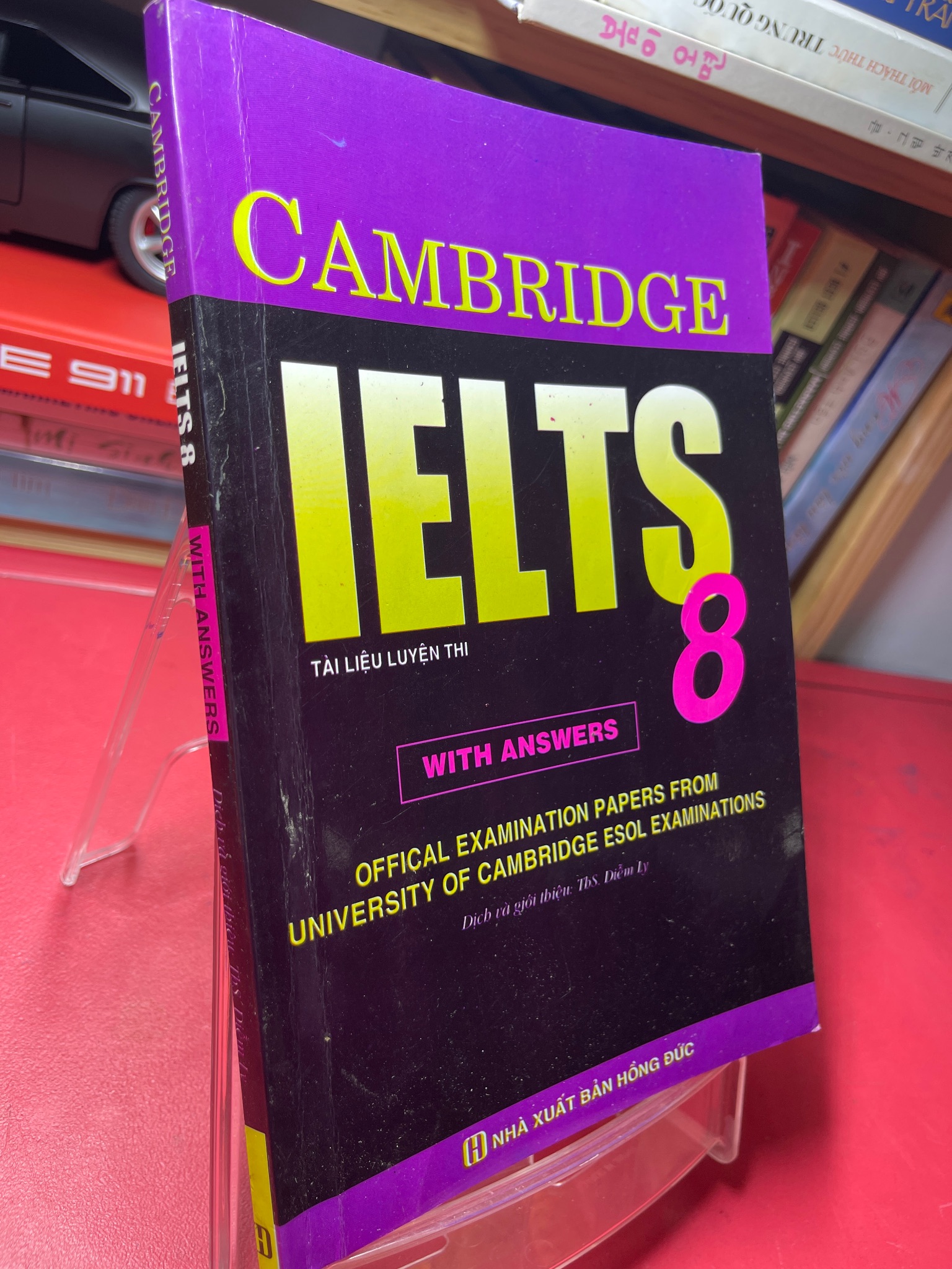 Ielts 8 with answers 2013 mới 75% ố bẩn viền nhẹ bút chì Ths Diễm Ly HPB1905 SÁCH HỌC NGOẠI NGỮ