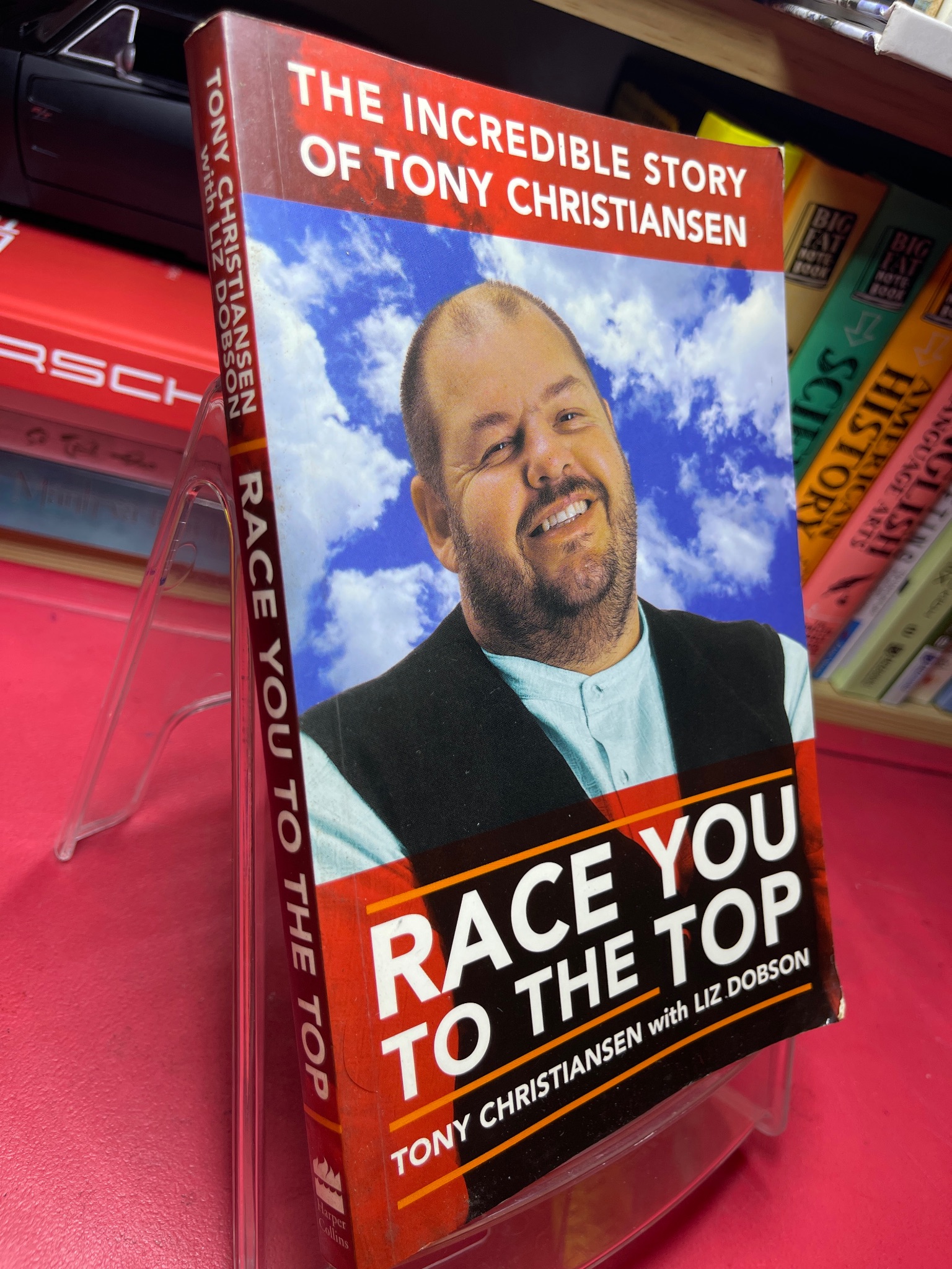 Race you to the top mới 75% ố vàng viền Tony Christiansen và Liz Dobson HPB1905 SÁCH NGOẠI VĂN