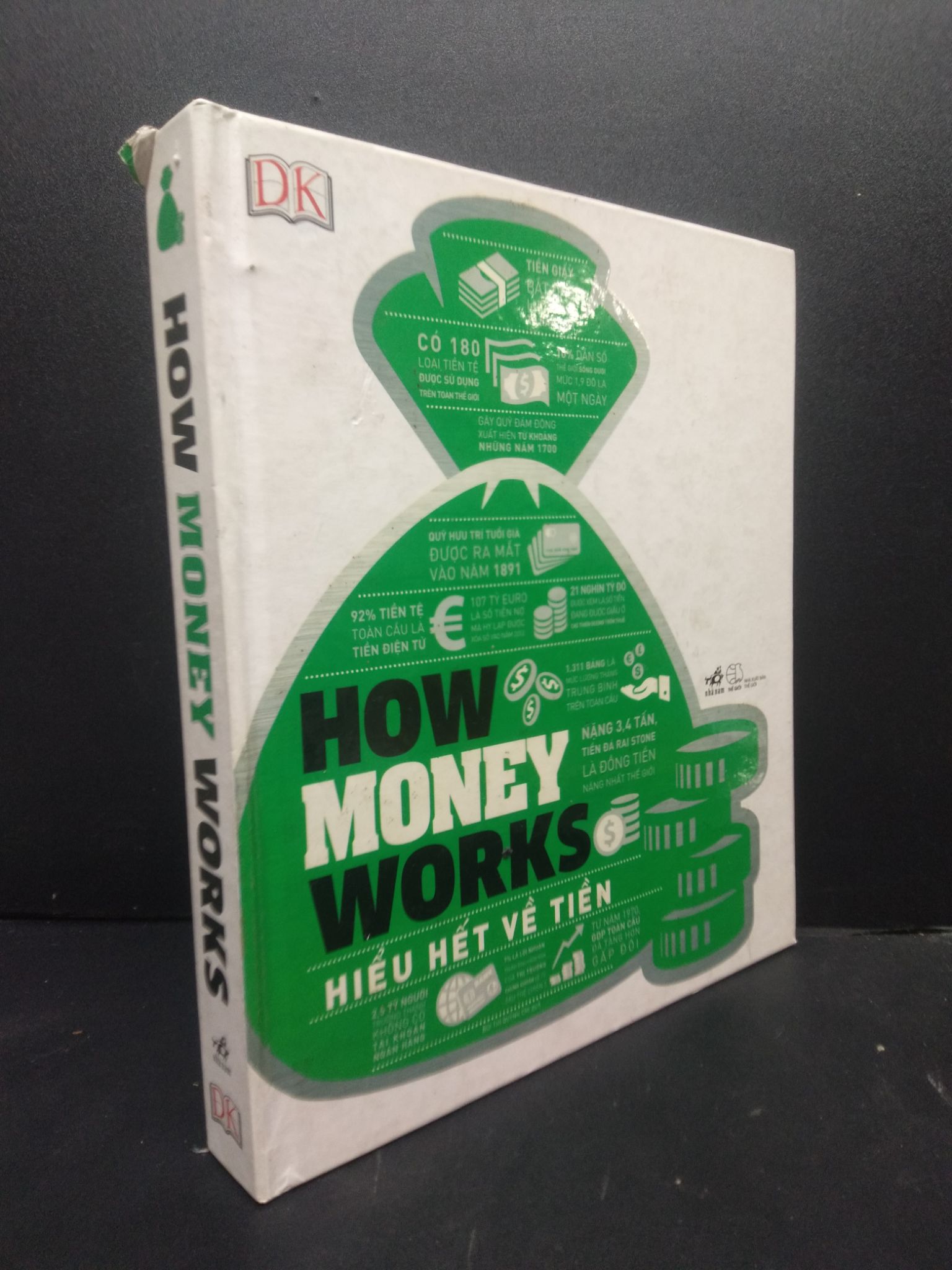 How Money Works bìa cứng khổ vuông mới 70% bẩn bìa, có vết mực 2020 HCM2105 Bùi Thị Quỳnh Chi dịch SÁCH KINH TẾ - TÀI CHÍNH - CHỨNG KHOÁN