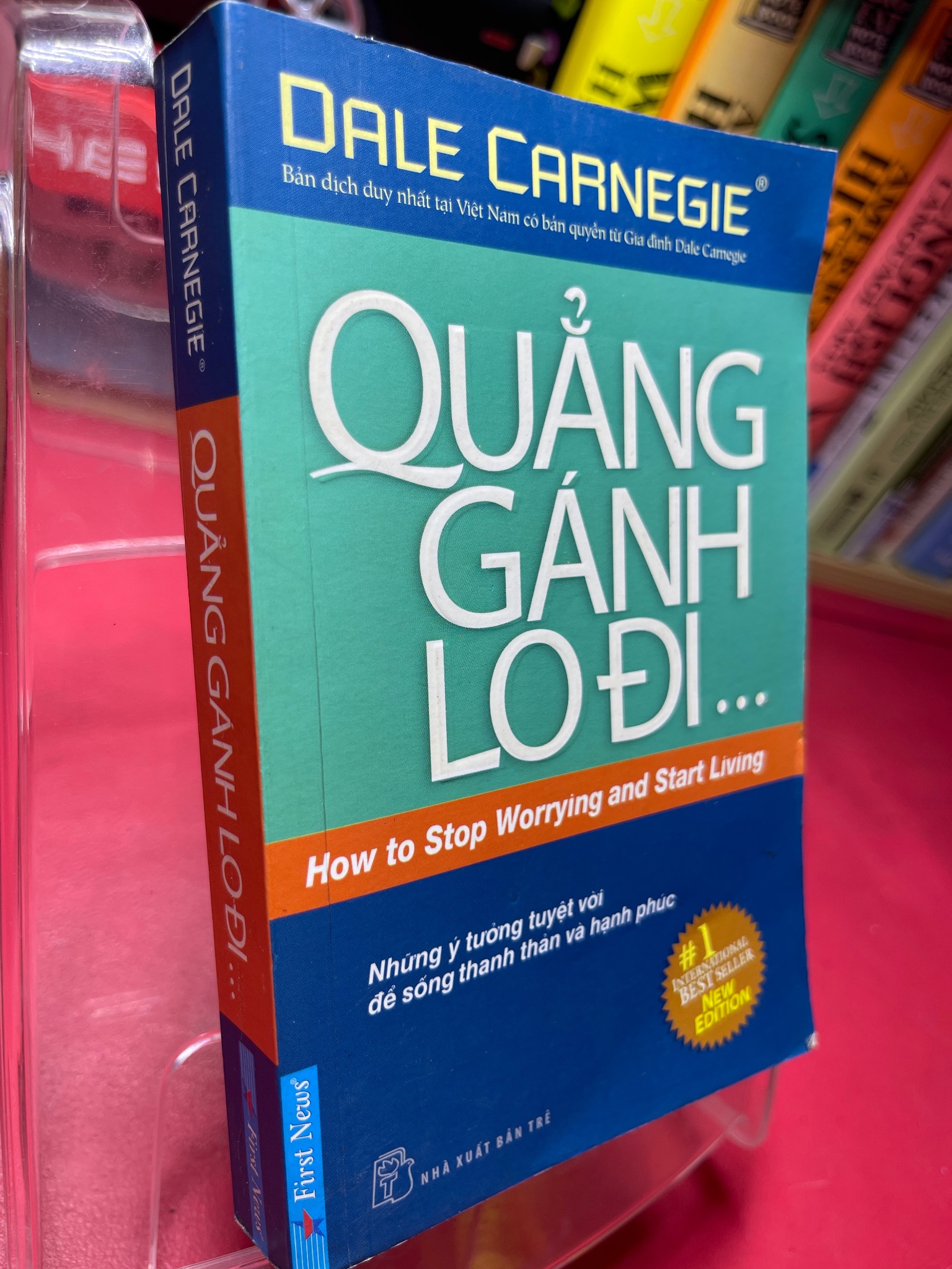 Quảng gánh lo đi 2013 mới 75% ố bẩn viền nhẹ sách bỏ túi Dale Carnegie HPB1905 SÁCH KỸ NĂNG