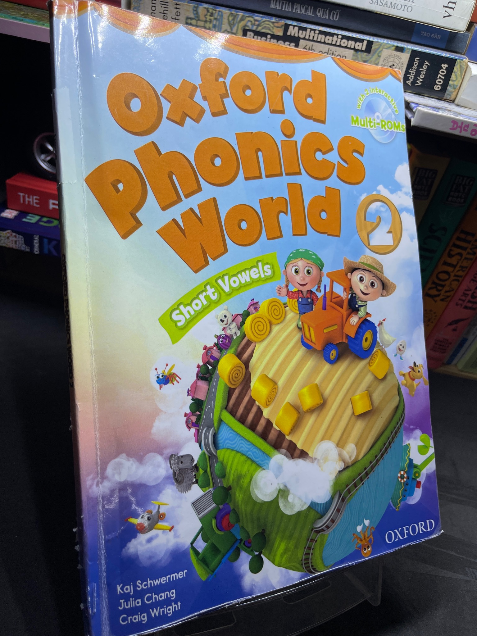 Oxford phonics world 2 short vowels mới 80% bút chì bút đỏ Oxford HPB2505 SÁCH HỌC NGOẠI NGỮ