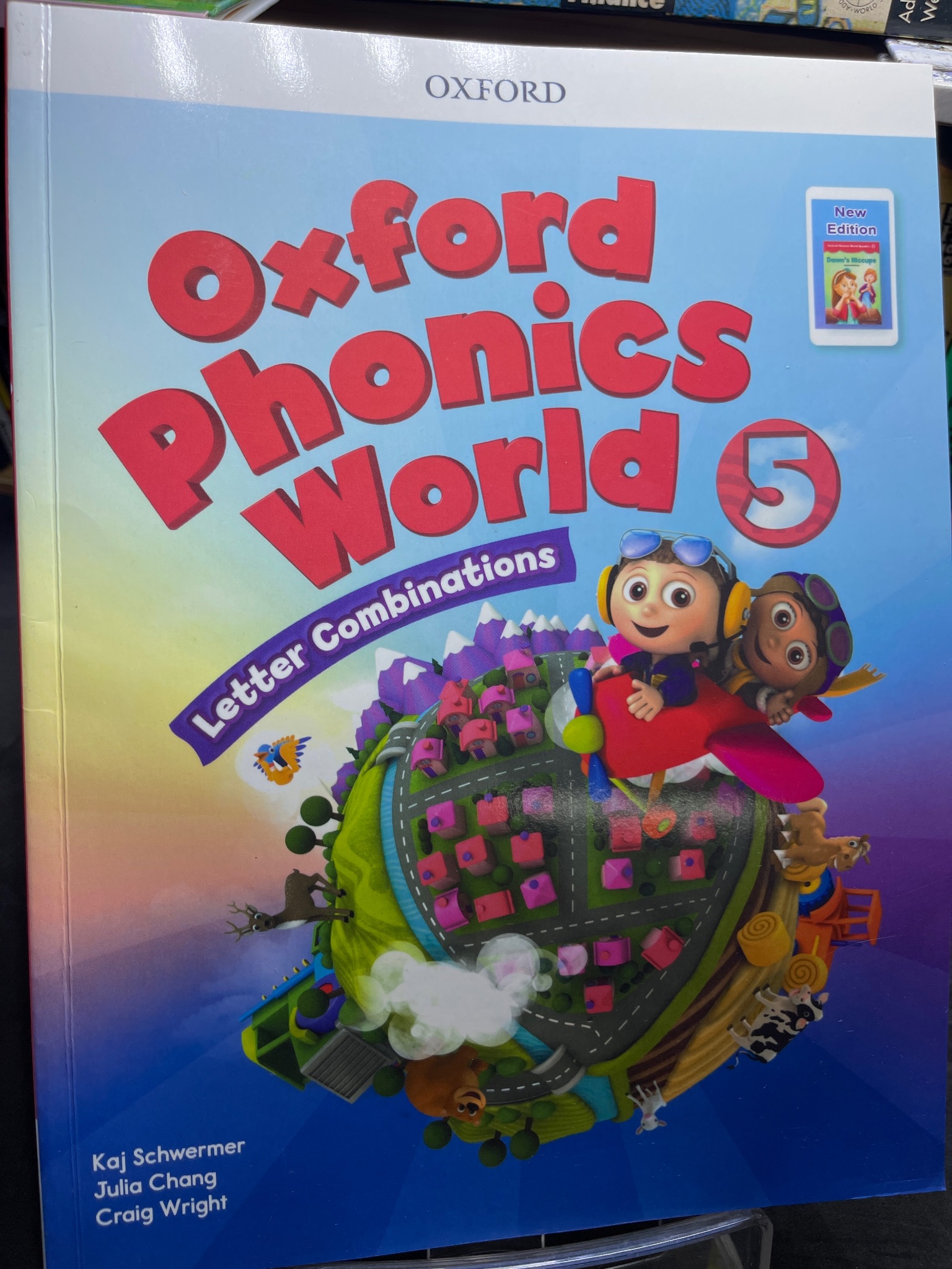 Oxford phonics world 5 letter combinations mới 90% Oxford HPB2505 SÁCH HỌC NGOẠI NGỮ