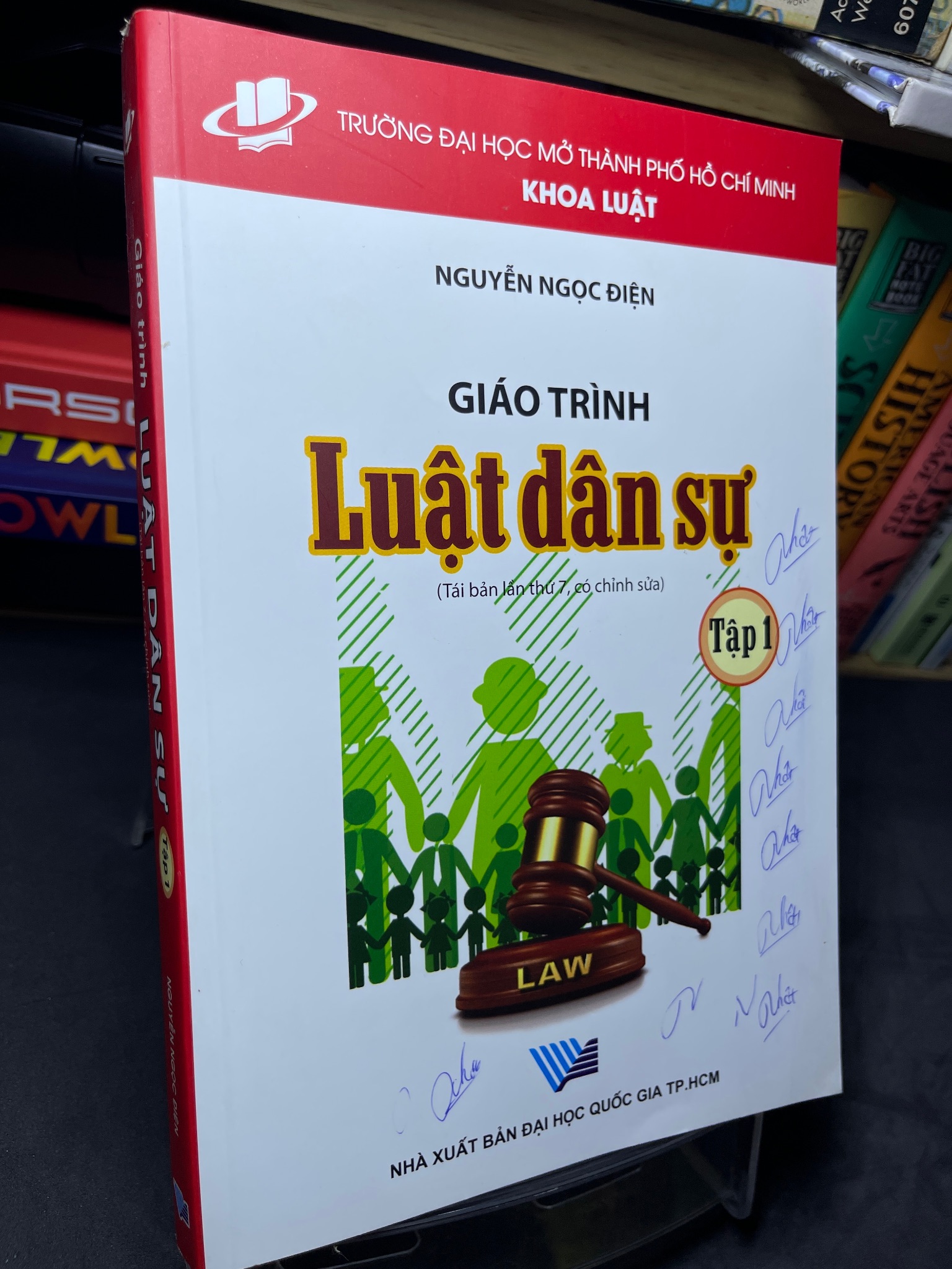 Giáo trình luật dân sự tái bản lần 7 có chỉnh sửa mới 85% viết xanh bìa Nguyễn Ngọc Điện HPB2705 SÁCH GIÁO TRÌNH, CHUYÊN MÔN