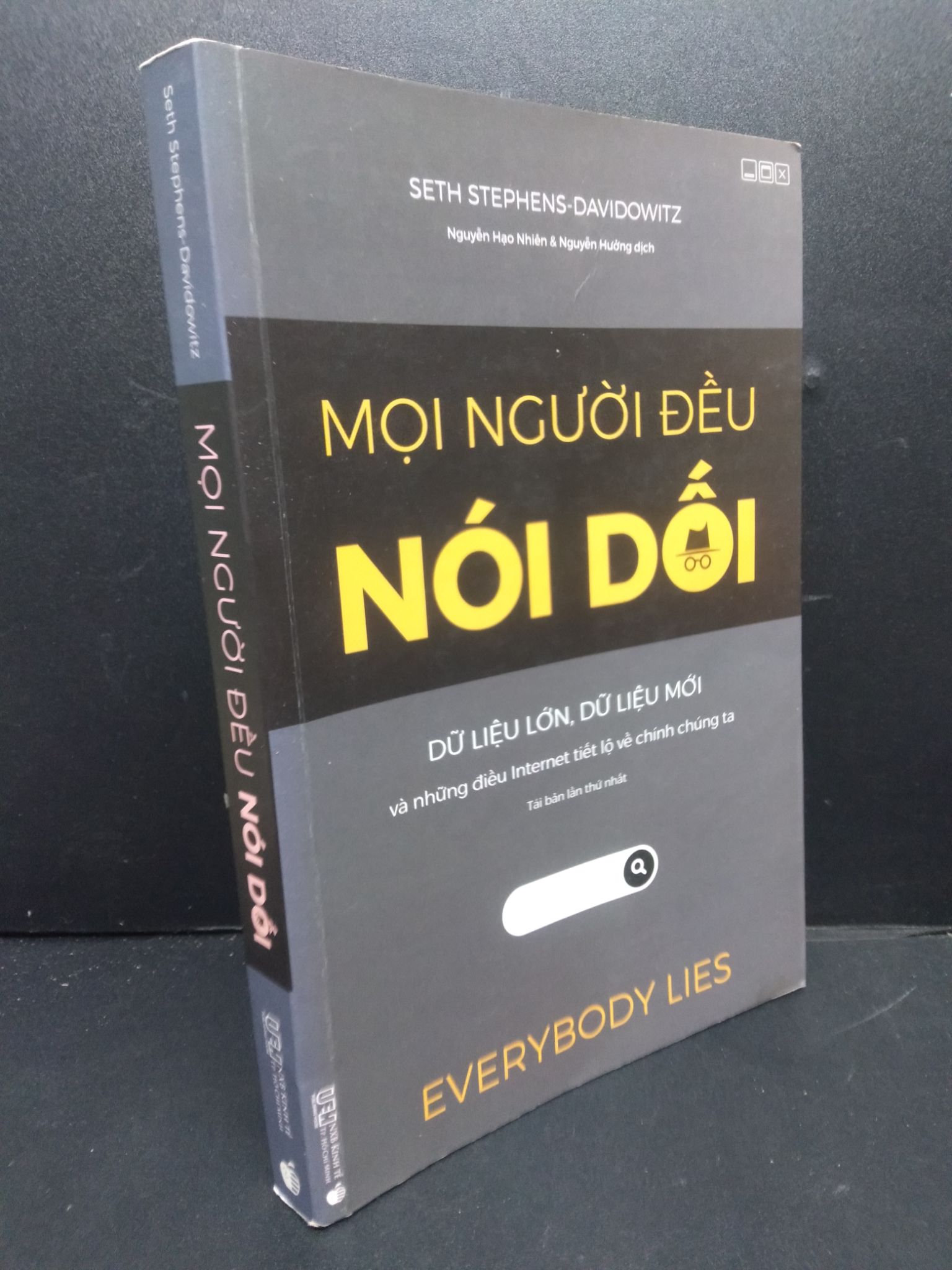 Mọi Người Đều Nói Dối mới 70% ố vàng, có vết mực 2020 HCM2405 Seth Stephens-Davidowitz SÁCH TÂM LÝ