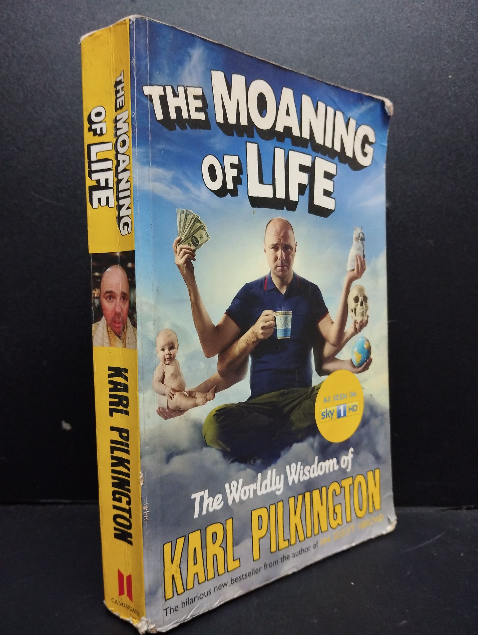 The moaning of life mới 70% ố có viết nhẹ HCM2405 Karl Pilkington SÁCH NGOẠI VĂN