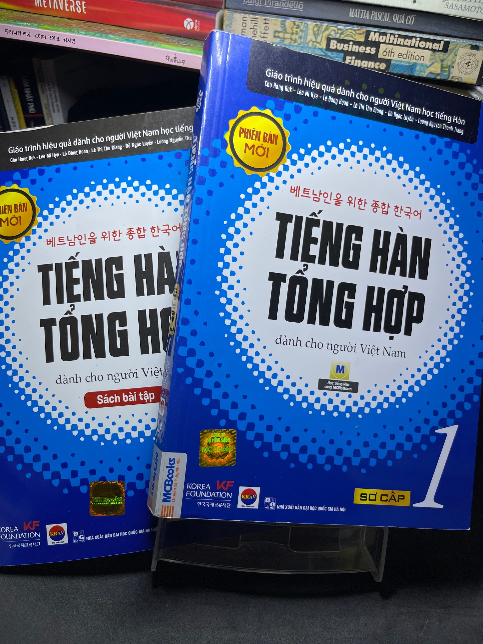 Tiếng Hàn tổng hợp dành cho người Việt Nam và sách bài tập sơ cấp 1 2021 mới 90% HPB2905 SÁCH HỌC NGOẠI NGỮ