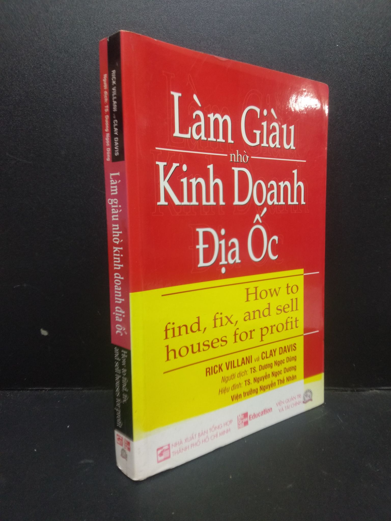 Làm giàu nhờ kinh doanh địa ốc Rick Villani, Clay Davis 2009 mới 80% ố nhẹ HCM0106 kinh doanh