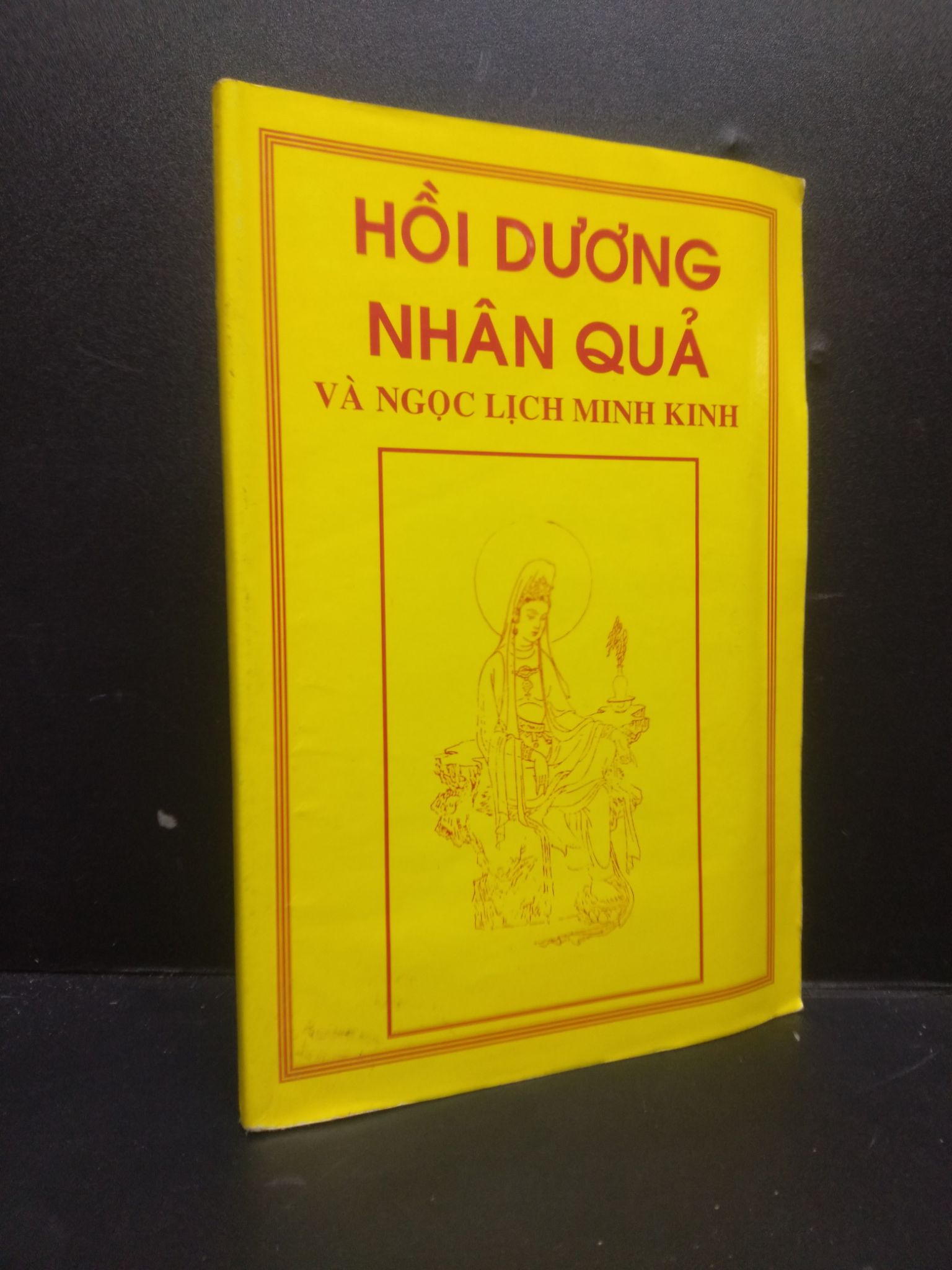 Hồi dương nhân quả và ngọc lịch minh kinh mới 80% bẩn bìa HCM0106 tôn giáo