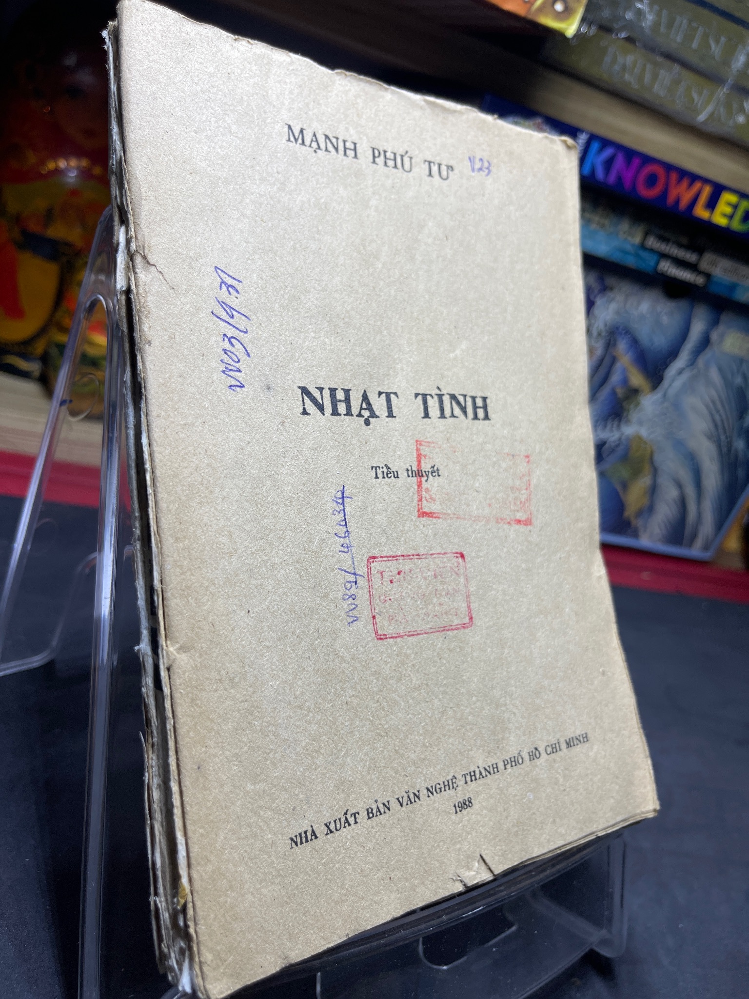 Nhạt tình 1988 mới 50% ố vàng nặng không có bìa Mạnh Phú Tư HPB0906 SÁCH VĂN HỌC