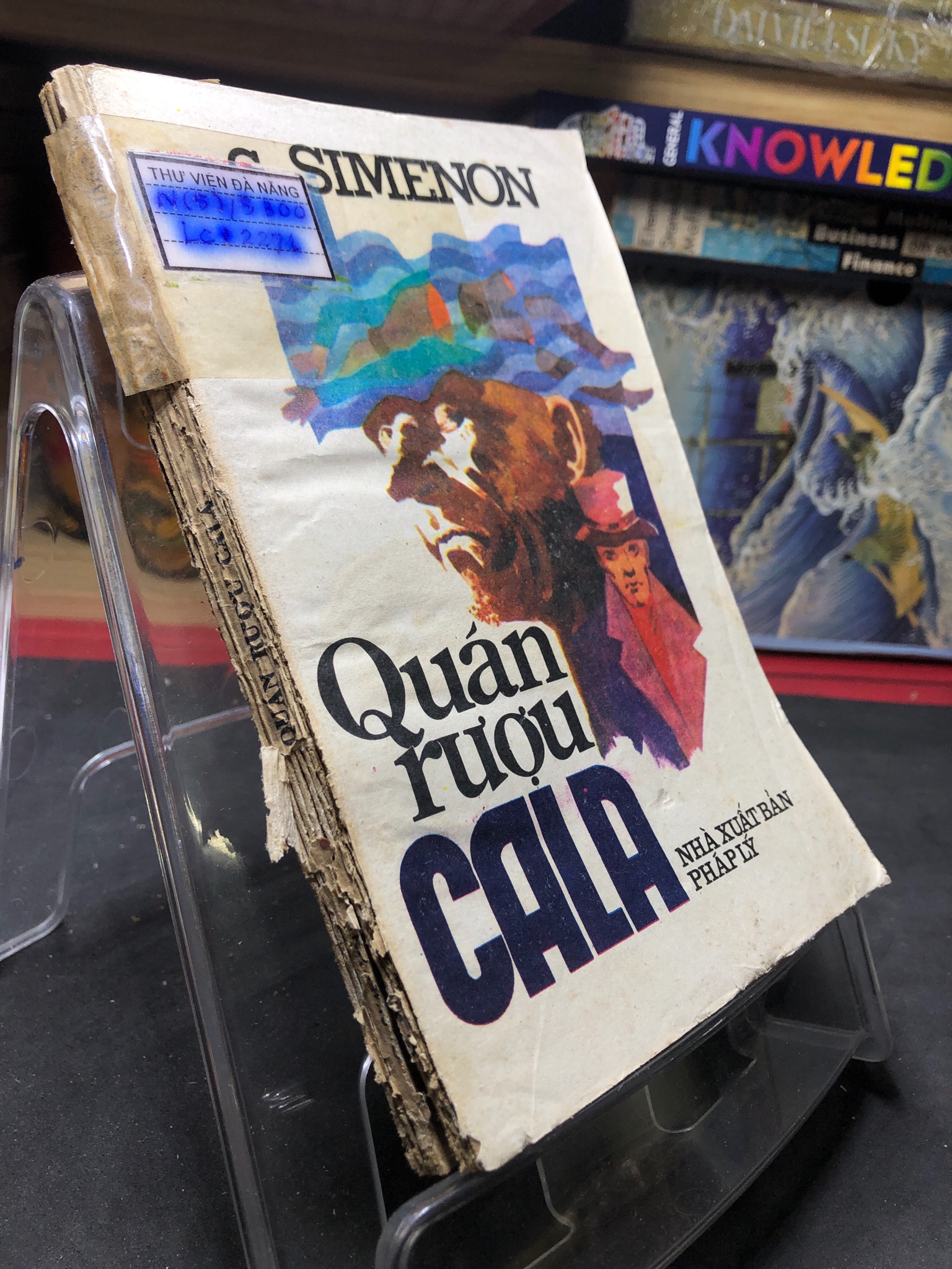 Quán rượu cala 1988 mới 50% ố vàng nặng mất bìa sau Simenon HPB0906 SÁCH VĂN HỌC