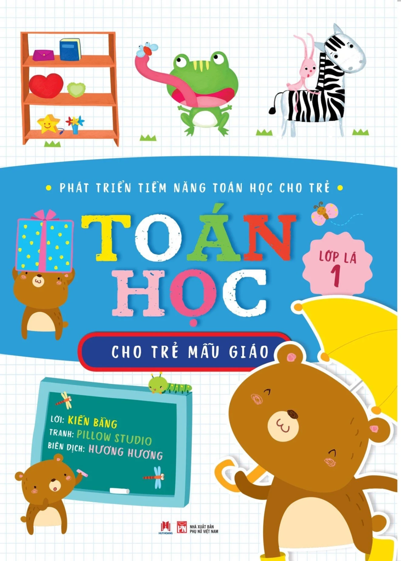 Phát triển tiềm năng toán học cho trẻ - Toán học cho trẻ MG lớp lá 1 (HH) Mới 100% HCM.PO Độc quyền - Thiếu nhi