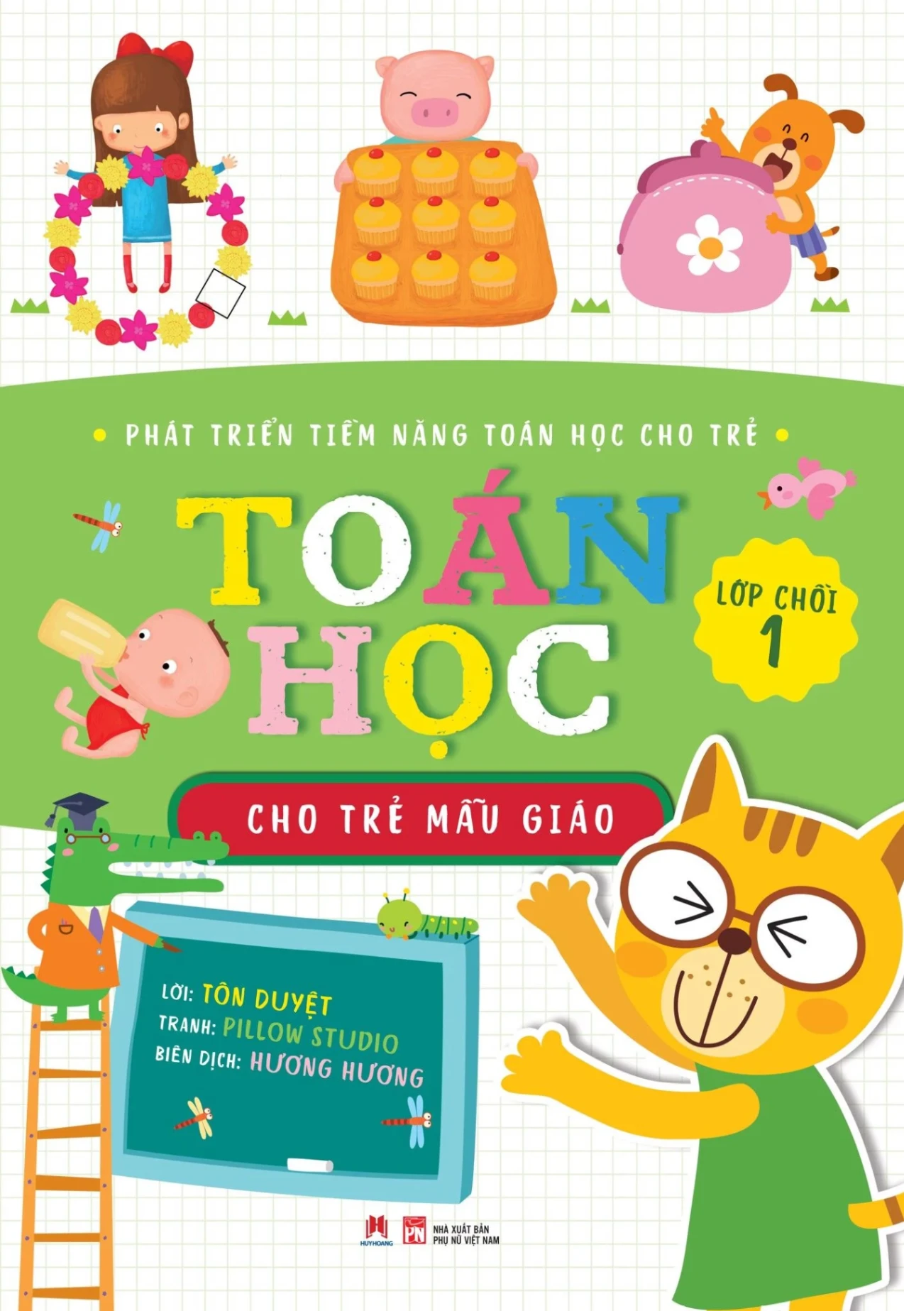 Phát triển tiềm năng toán học cho trẻ - Toán học cho trẻ MG Lớp chồi 1 (HH) Mới 100% HCM.PO Độc quyền - Thiếu nhi