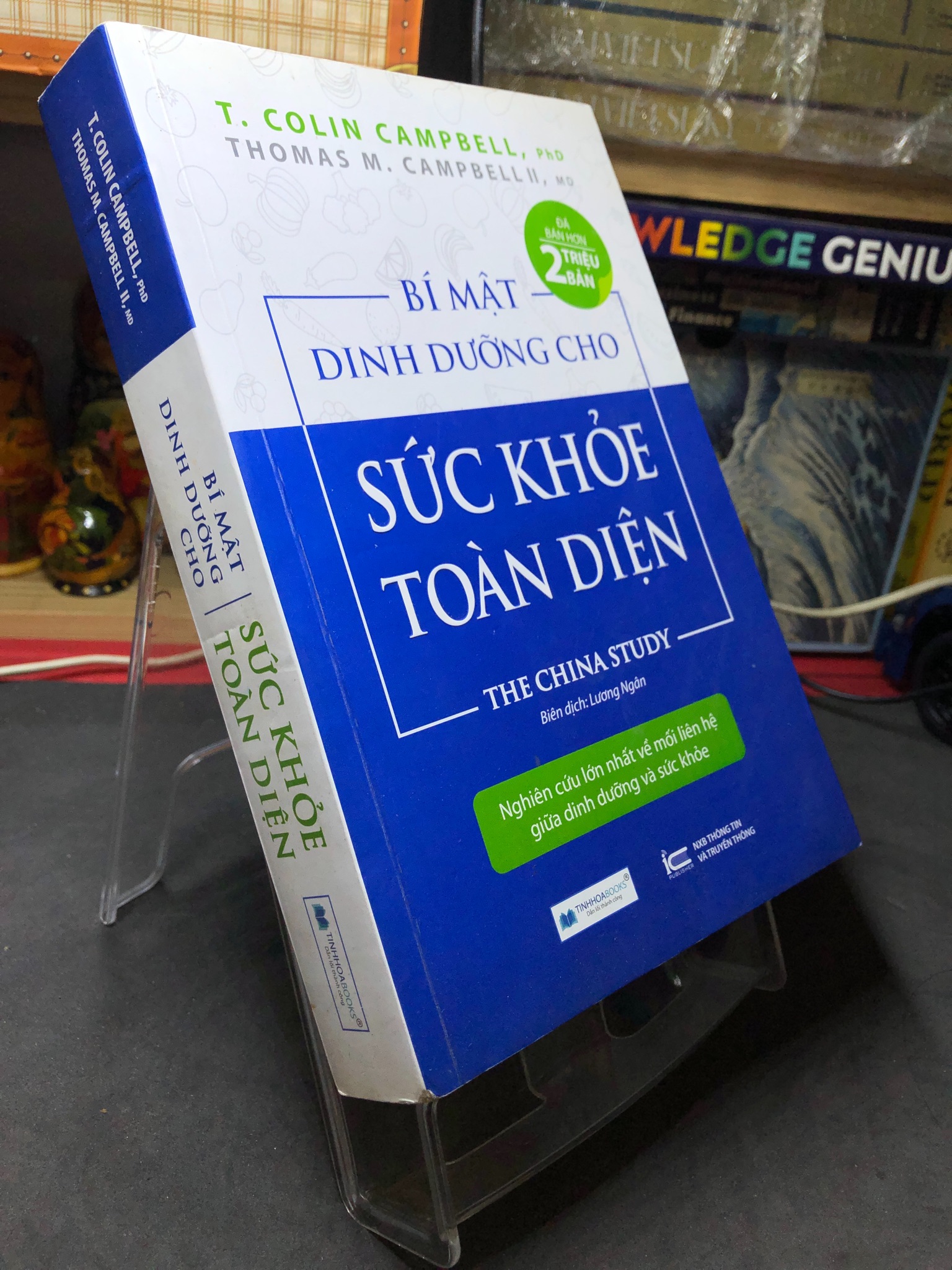 Bí mật dinh dưỡng cho sức khoẻ toàn diện 2017 mới 80% bẩn nhẹ Colin Campbell và Thomas M Campbell HPB2006 SÁCH SỨC KHỎE - THỂ THAO