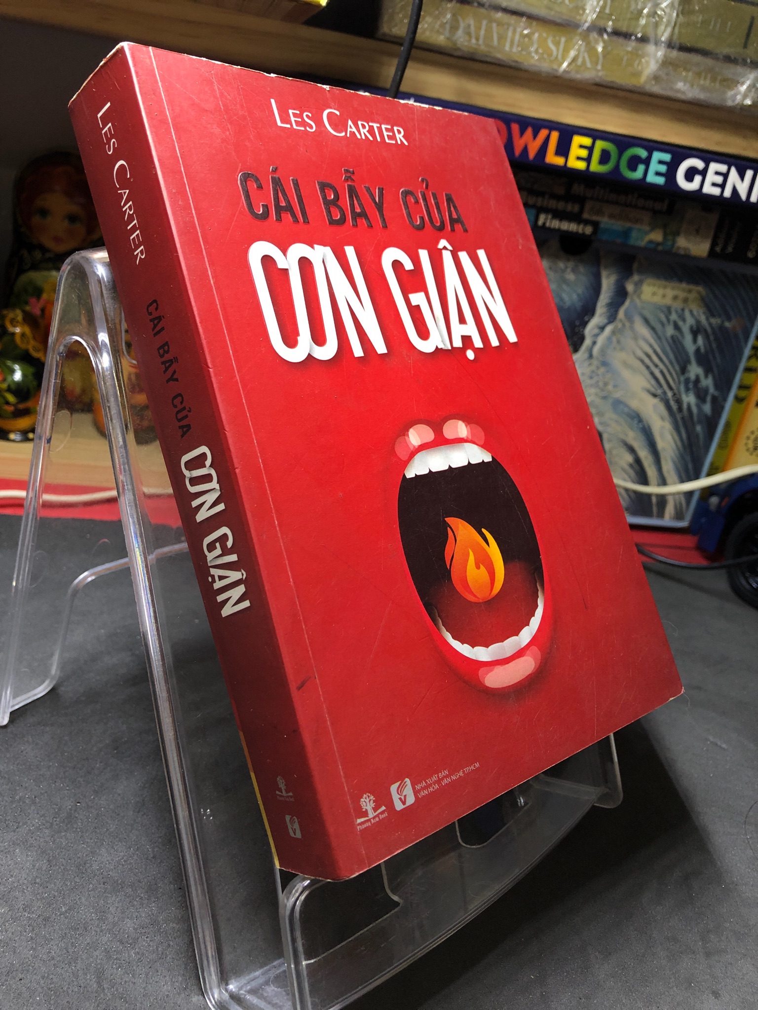 Cái bẫy của cơn giận 2015 mới 70% ố bẩn Les Carter HPB2006 SÁCH KỸ NĂNG