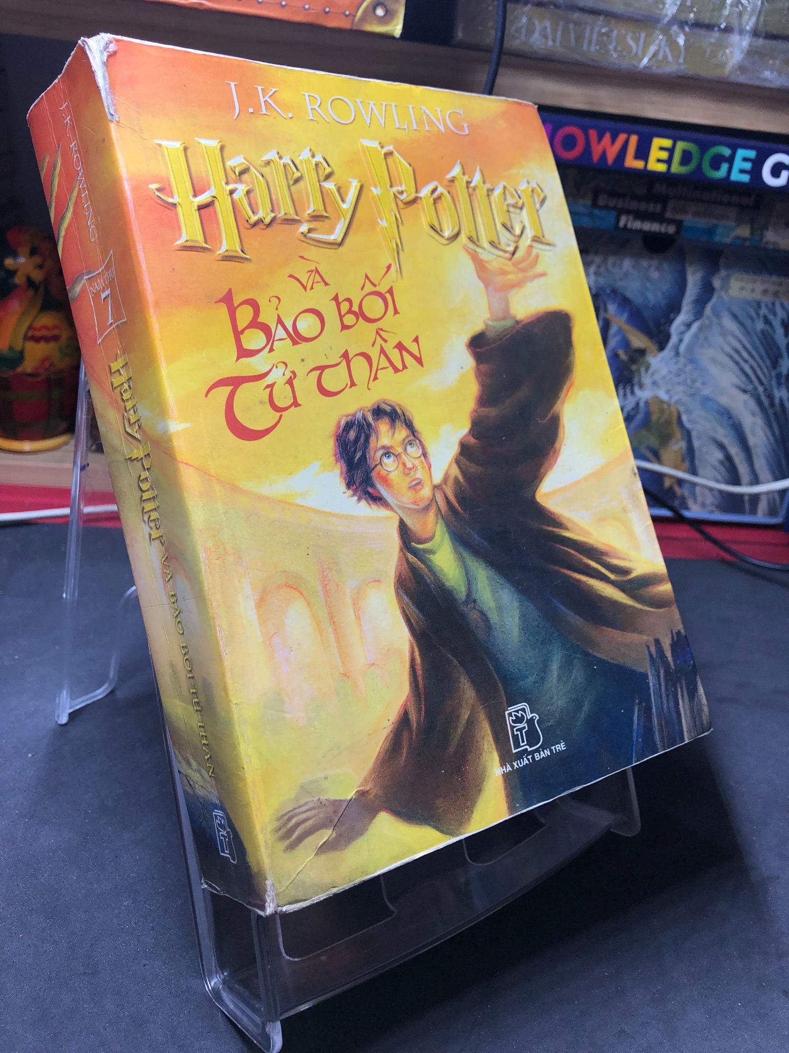 Harry Potter và bảo bối tử thần tập 7 2007 mới 70% ố bẩn nhẹ J K Rowling HPB2006 SÁCH VĂN HỌC