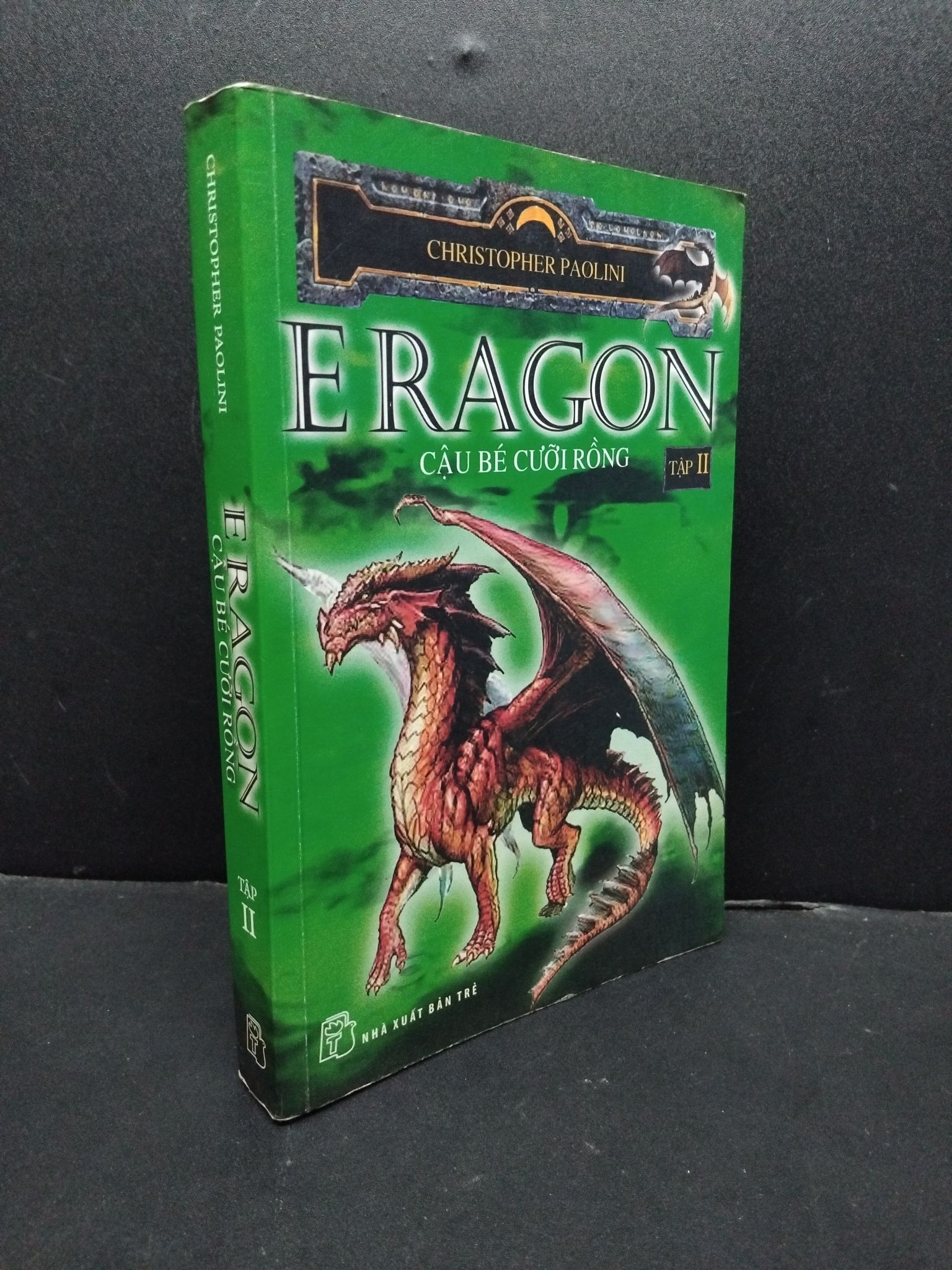 ERAGON Cậu bé cưỡi rồng tập 2 mơi 80% ố vàng 2013 HCM1406 Christopher Paolini SÁCH VĂN HỌC