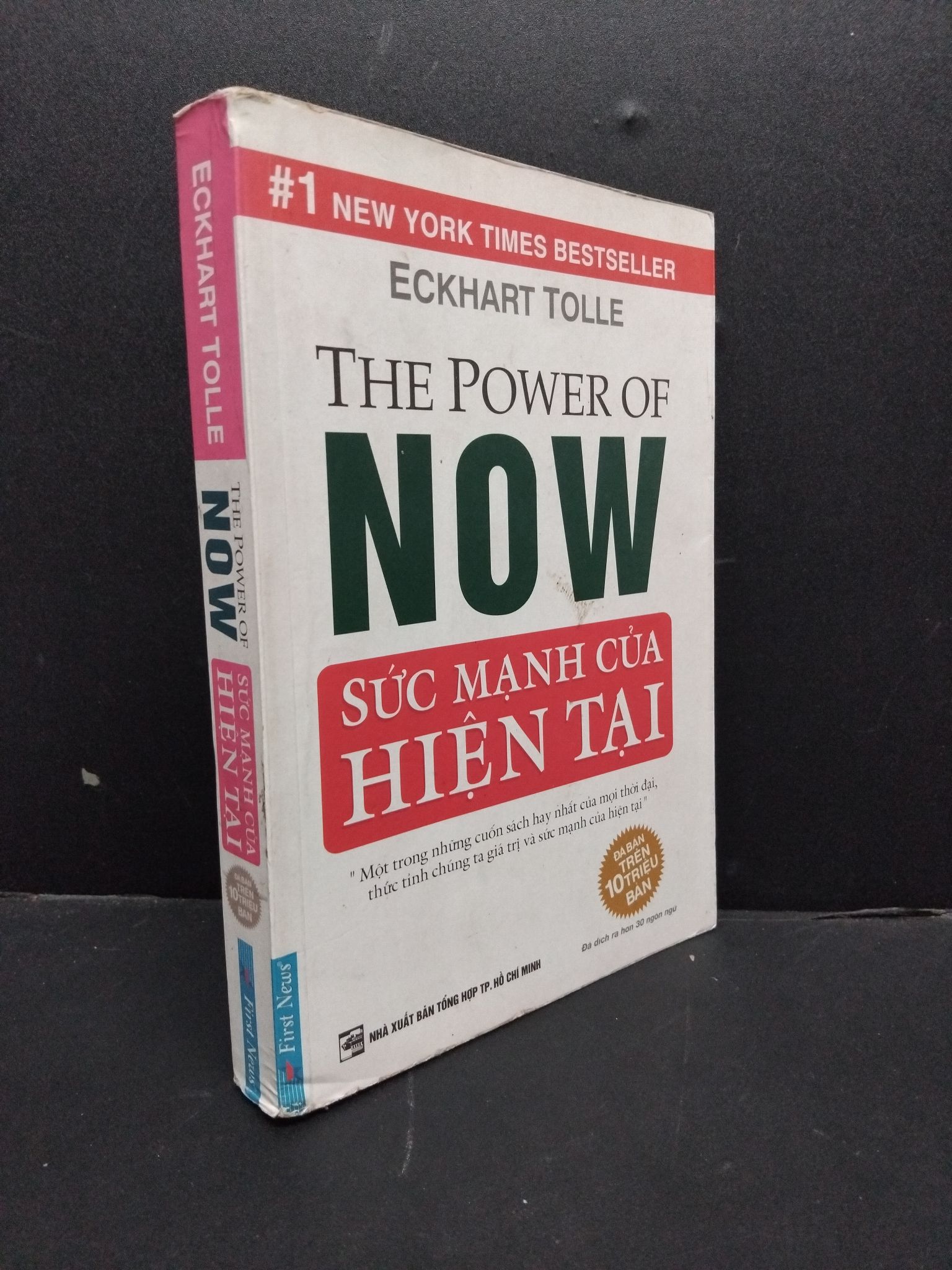 The power of now - Sức mạnh của hiện tại mới 70% bẩn bìa ố vàng có viết trang đầu 2014 HCM1906 Eckhart Tolle SÁCH KỸ NĂNG