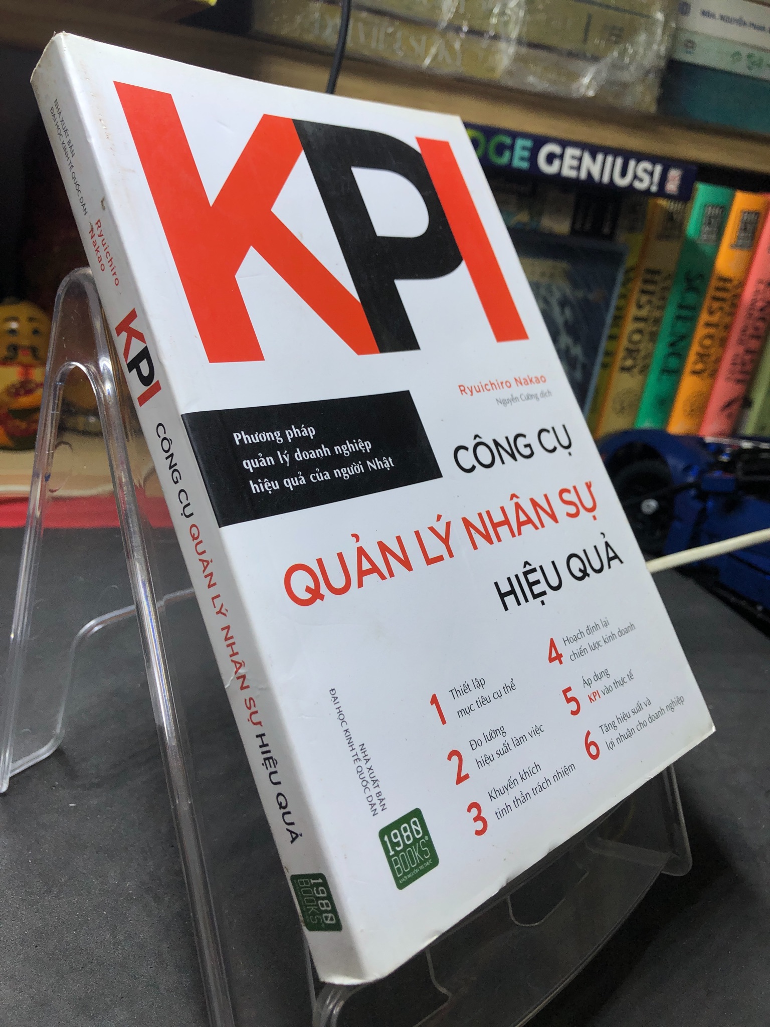 KPI công cụ quản lý nhân sự hiệu quả 2019 mới 80% ố bẩn bụng bìa sách nhẹ Ryuichiro Nakao HPB2206 SÁCH KỸ NĂNG