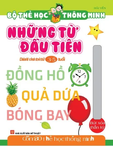 Bộ thẻ học thông minh - Những từ đầu tiên (3-5 tuổi) (HH) Mới 100% HCM.PO Độc quyền - Thiếu nhi - Chiết khấu cao