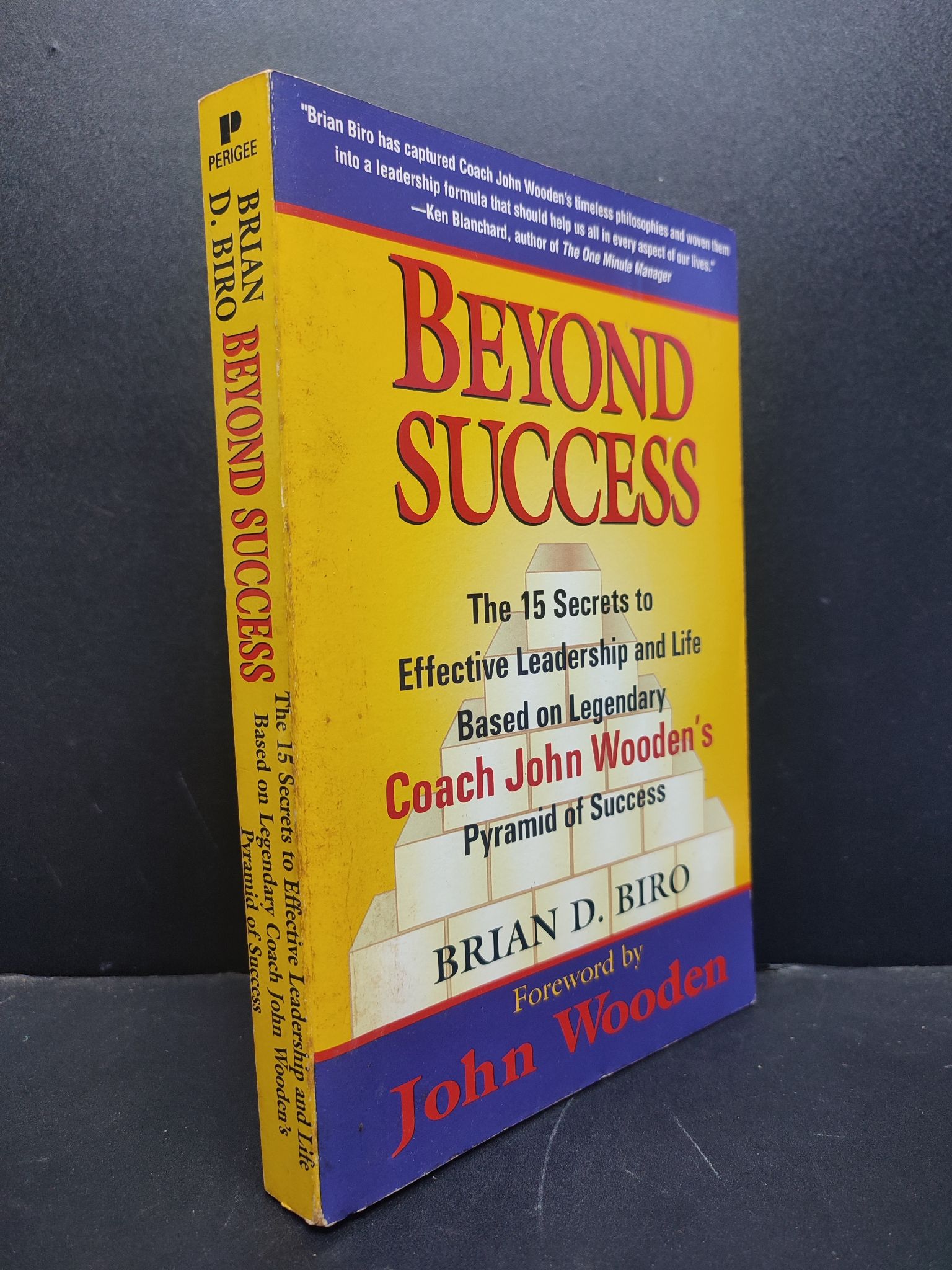 Beyond Success the 15 secrets to effective leadership and life based on legendary Coach John Wooden's pyramid of success Brian D.Brio 1997 mới 70% ố nặng bẩn bìa HCM0806 kinh doanh