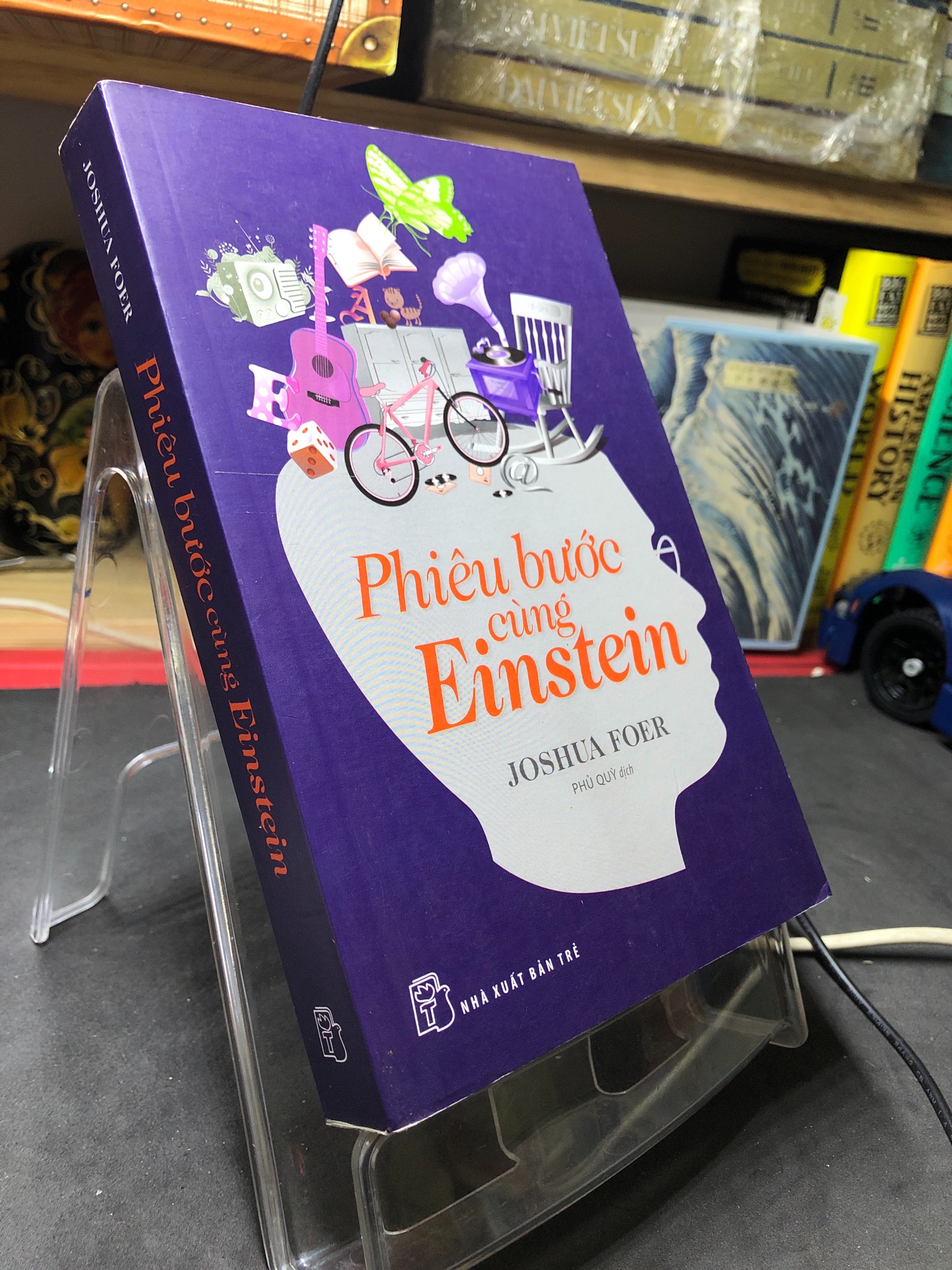 Phiêu bước cùng Einstein 2013 mới 75% ố vàng Joshua Foer HPB2706 VĂN HỌC