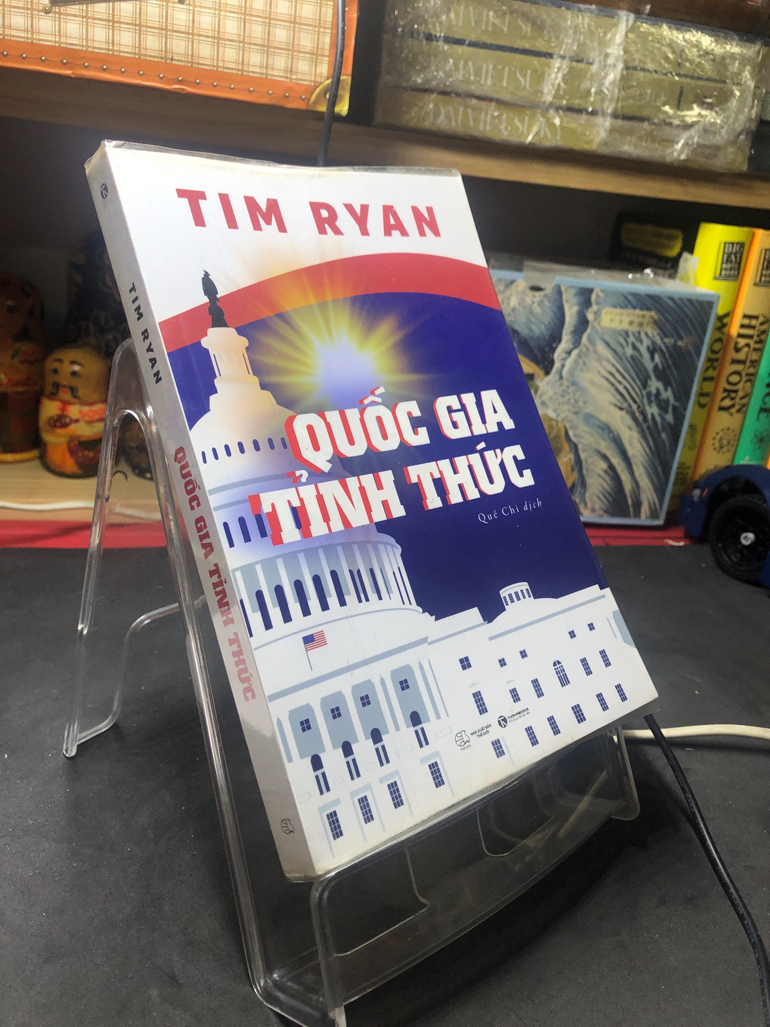 Quốc gia tỉnh thức 2019 mới 80% ố bẩn nhẹ bụng sách Tim Ryan HPB2806 VĂN HỌC