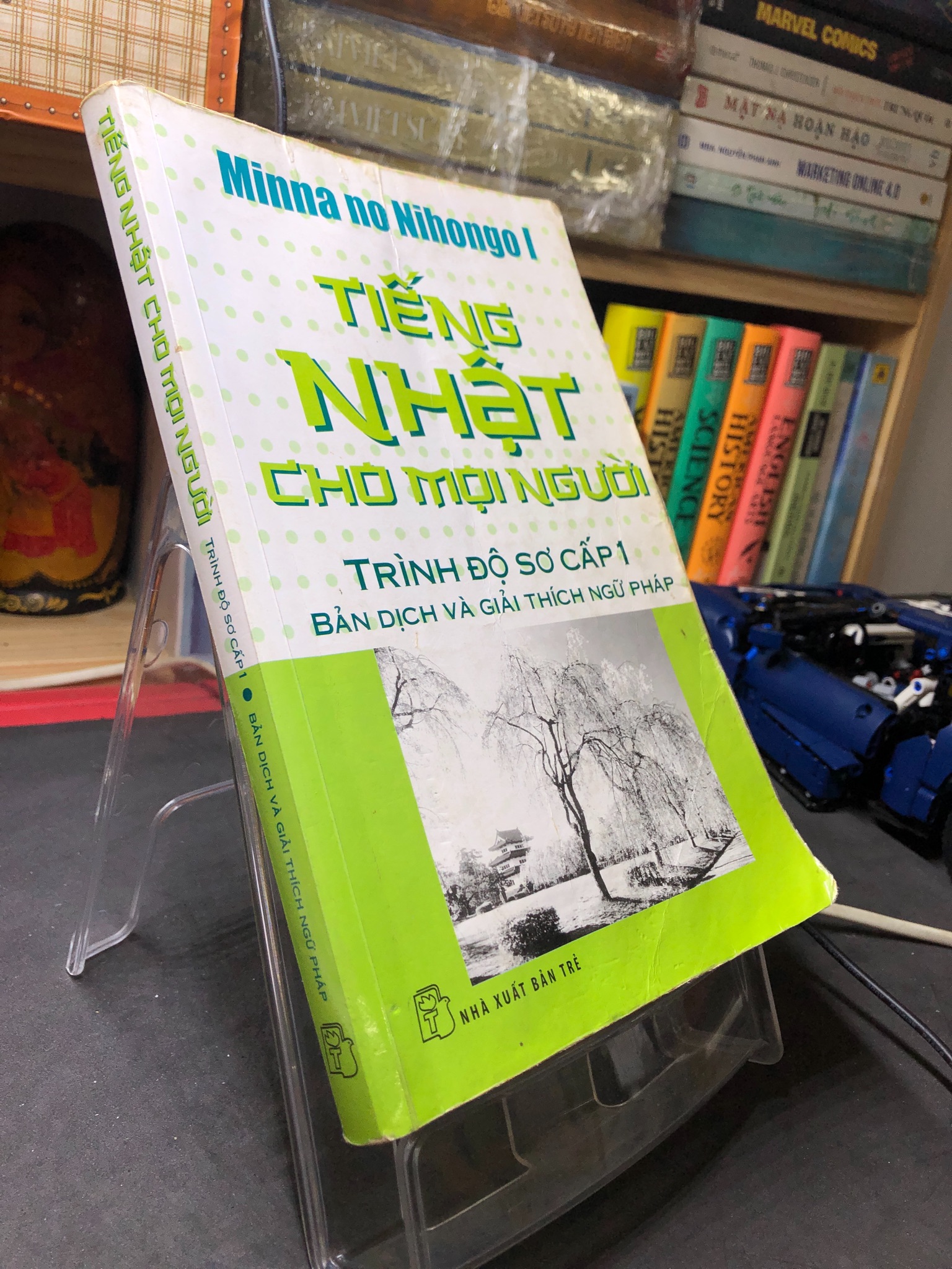 Tiếng Nhật cho mọi người Trình độ sơ cấp 1 bản dịch và giải thích ngữ pháp 2015 mới 70% ố vàng Minna no Nihongo HPB2906 HỌC NGOẠI NGỮ