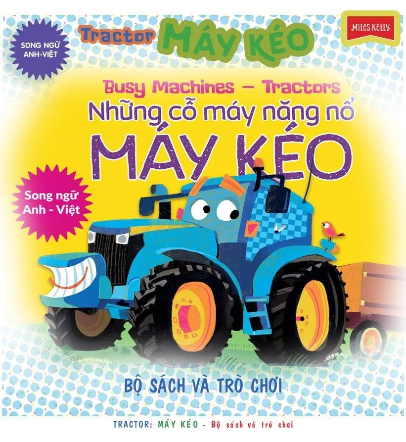 Song ngữ A-V- Những cỗ máy năng nổ - Máy kéo (HH) Mới 100% HCM.PO Độc quyền - Thiếu nhi