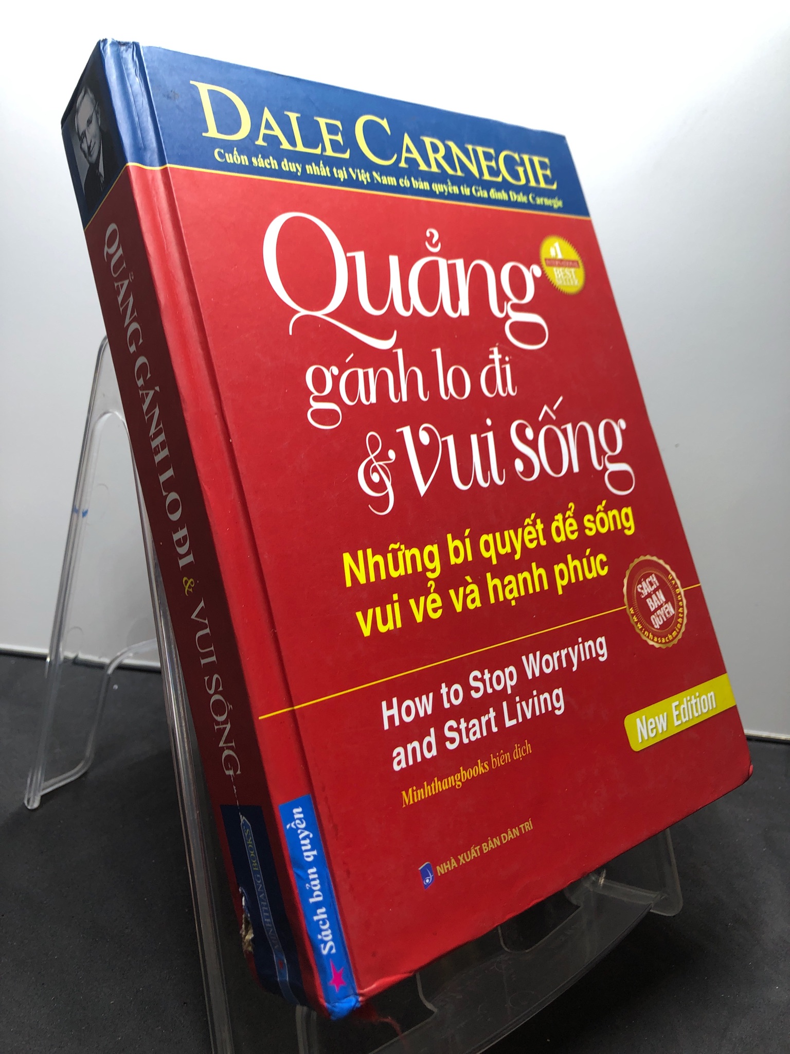 Quẳng gánh lo đi và vui sống 2018 bìa cứng mới 85% bẩn nhẹ bụng sách Dale Carnegie HPB1207 KỸ NĂNG