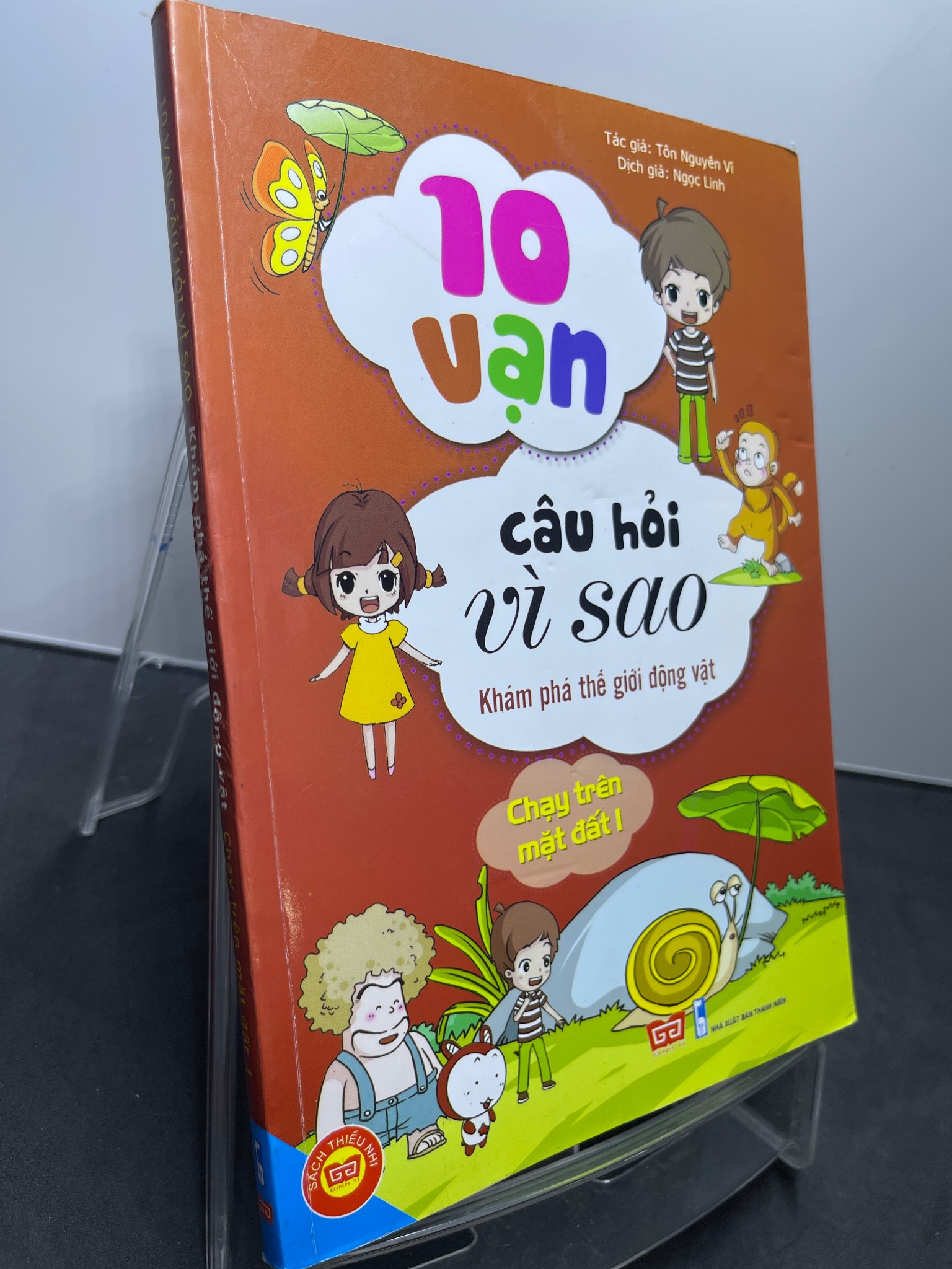 10 vạn câu hỏi vì sao Khám phá thế giới động vật chạy trên mặt đất 2015 mới 85% bẩn nhẹ bụng sách TRUYỆN TRANH MÀU Tôn Nguyên Vĩ HPB1607 KHOA HỌC ĐỜI SỐNG