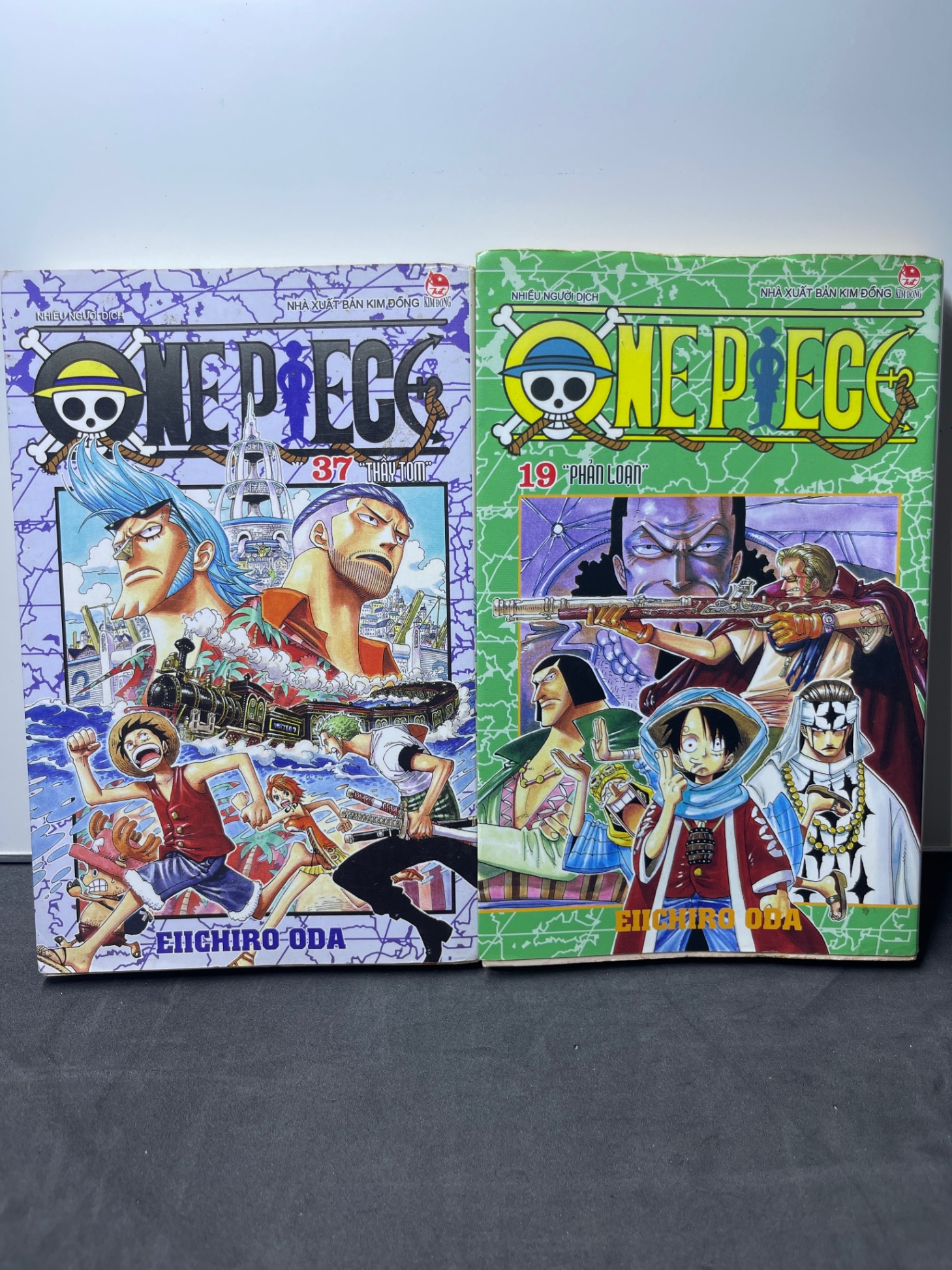 One Piece tập 19 và 37 mới 85% ố vàng nhẹ Eiichiro Oda HPB2307 TRUYỆN TRANH