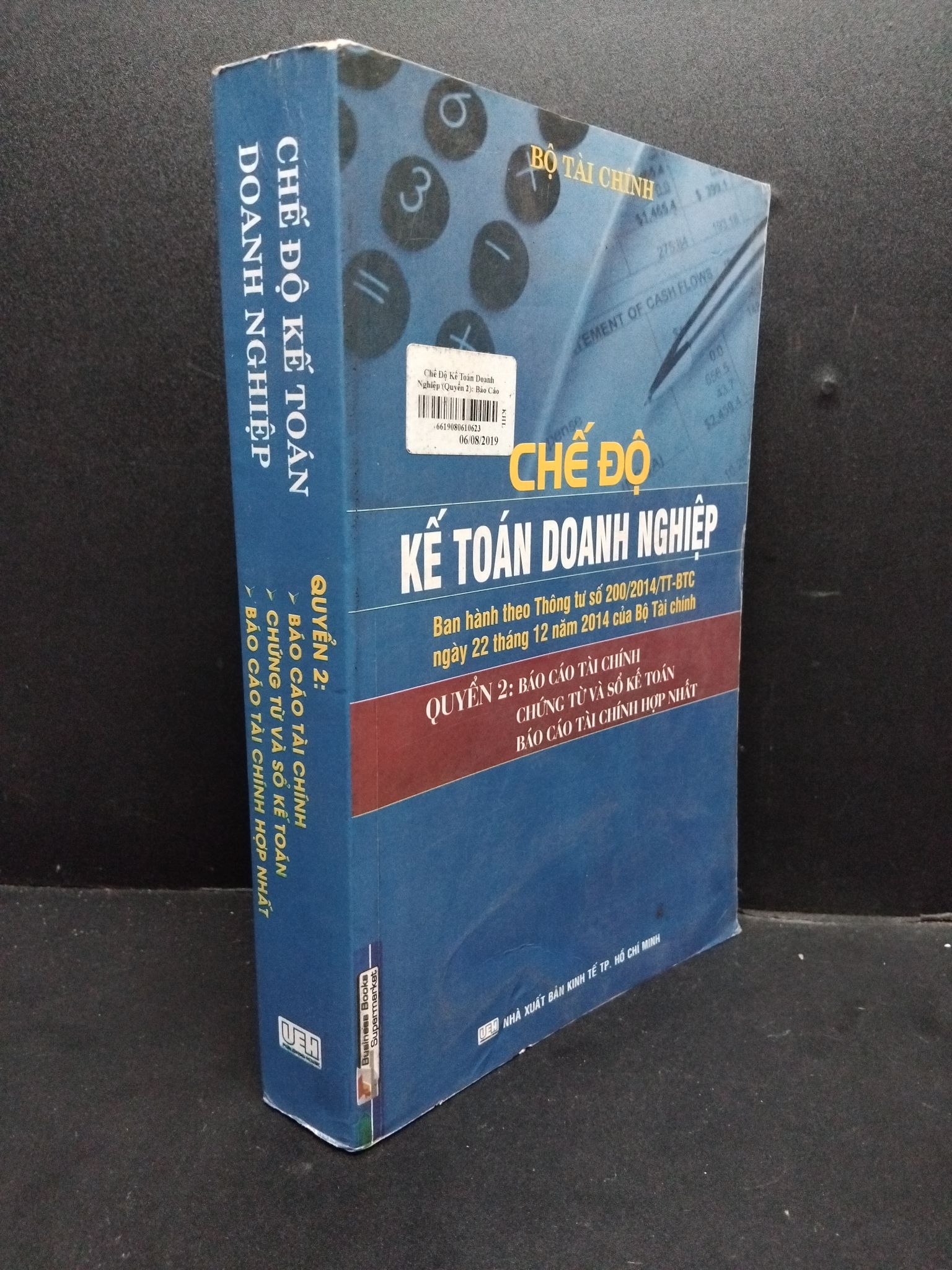 Chế độ kế toán doanh nghiệp quyển 2 mới 80% ố 2015 HCM1906 Bộ tài chính SÁCH GIÁO TRÌNH, CHUYÊN MÔN