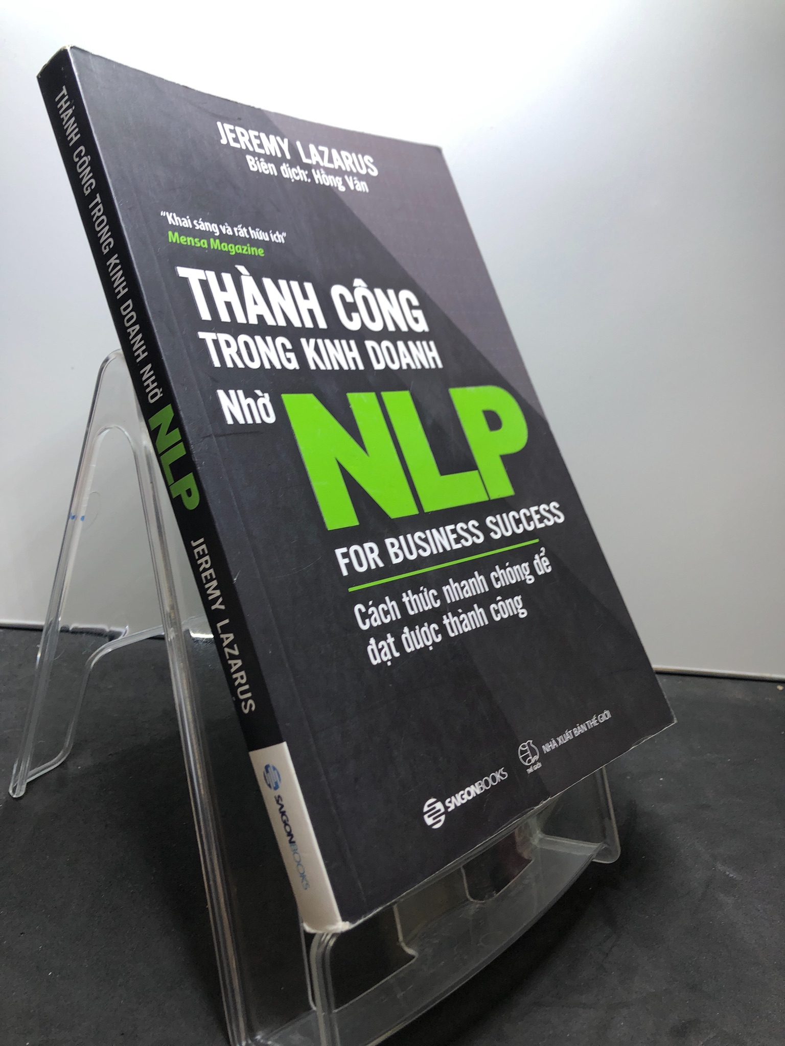 Thành công trong kinh doanh nhờ NLP 2017 mộc sách mới 85% bẩn nhẹ bụng sách-2 Jeremy Lazarus HPB2307 KỸ NĂNG