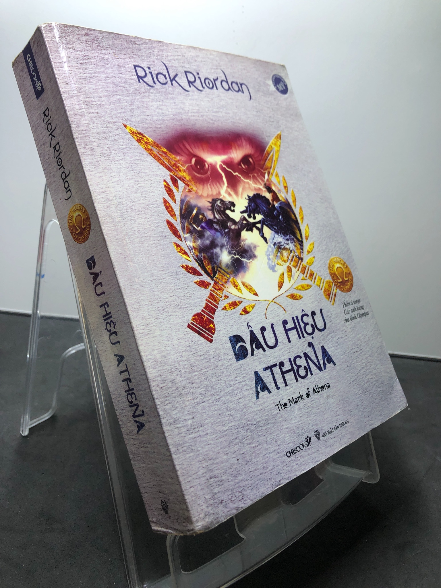 Dấu hiệu Athena 2014 mới 80% ố bẩn nhẹ Rick Riordan HPB2307 VĂN HỌC