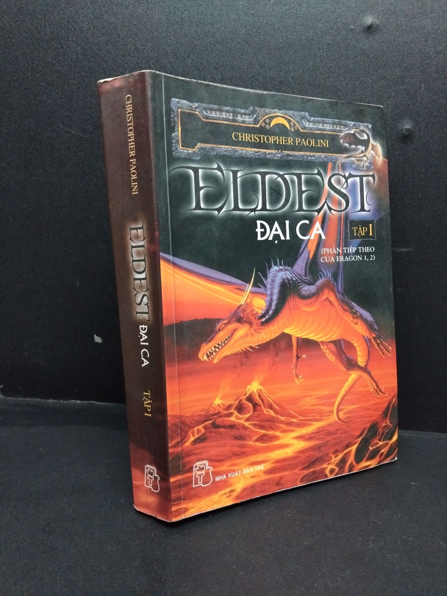 Eldest đại ca tập 1 mới 70% ố vàng bẩn 2007 HCM2207 Christopher Paolini VĂN HỌC