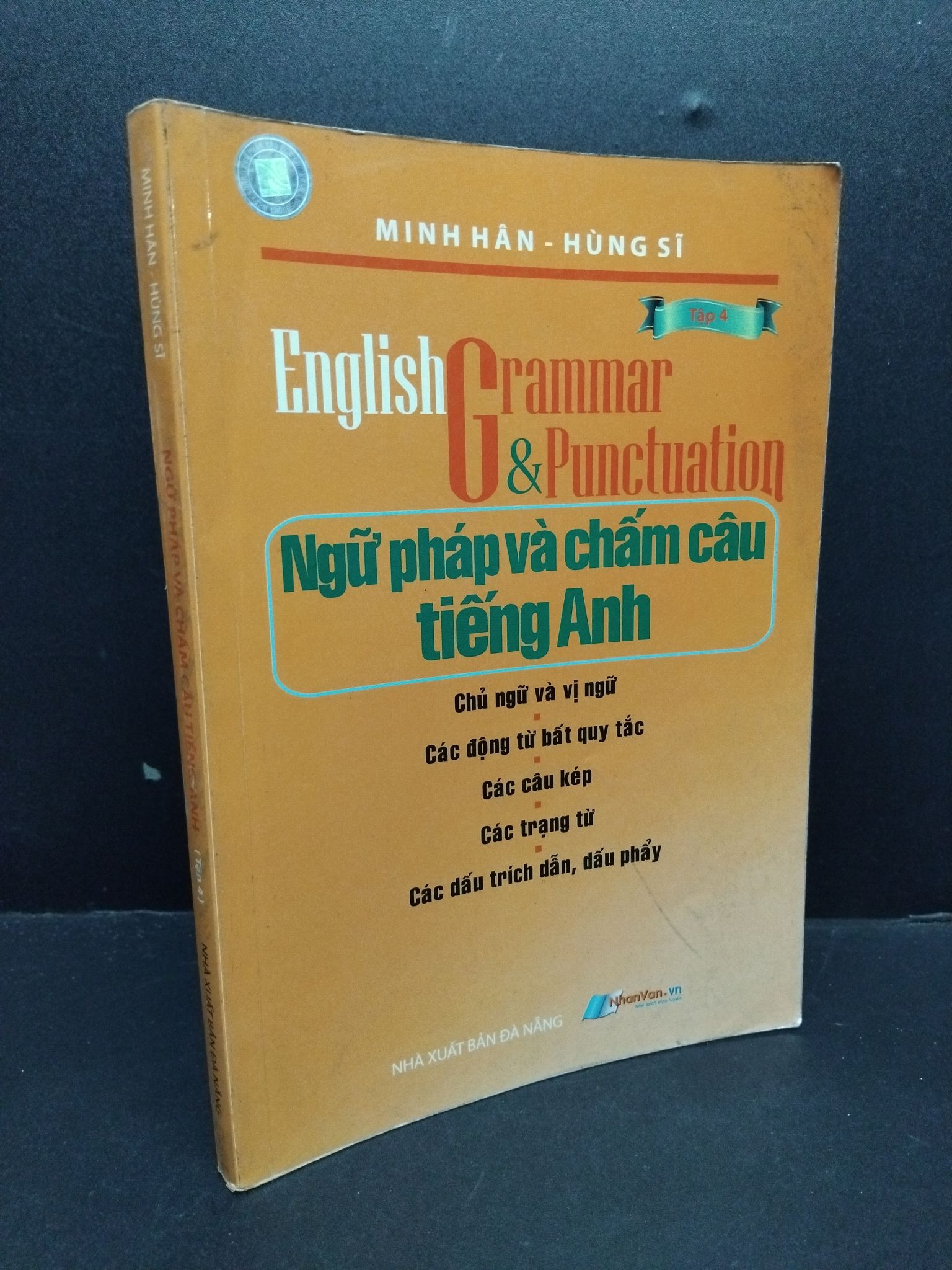 Ngữ pháp và chấm câu tiếng anh tập 4 mới 90% ố nhẹ HCM1906 Minh Hân SÁCH HỌC NGOẠI NGỮ